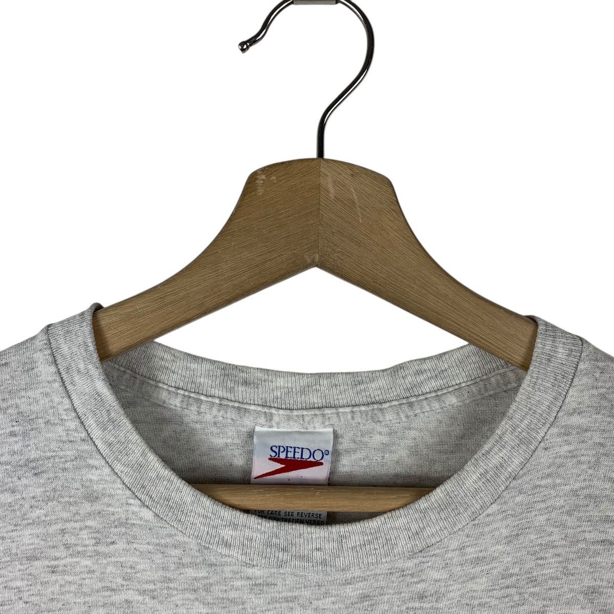 Speedo × Vintage Vintage 90s SPEEDO big logo back logo Surfing tee Size US M / EU 48-50 / 2 - 5 Thumbnail