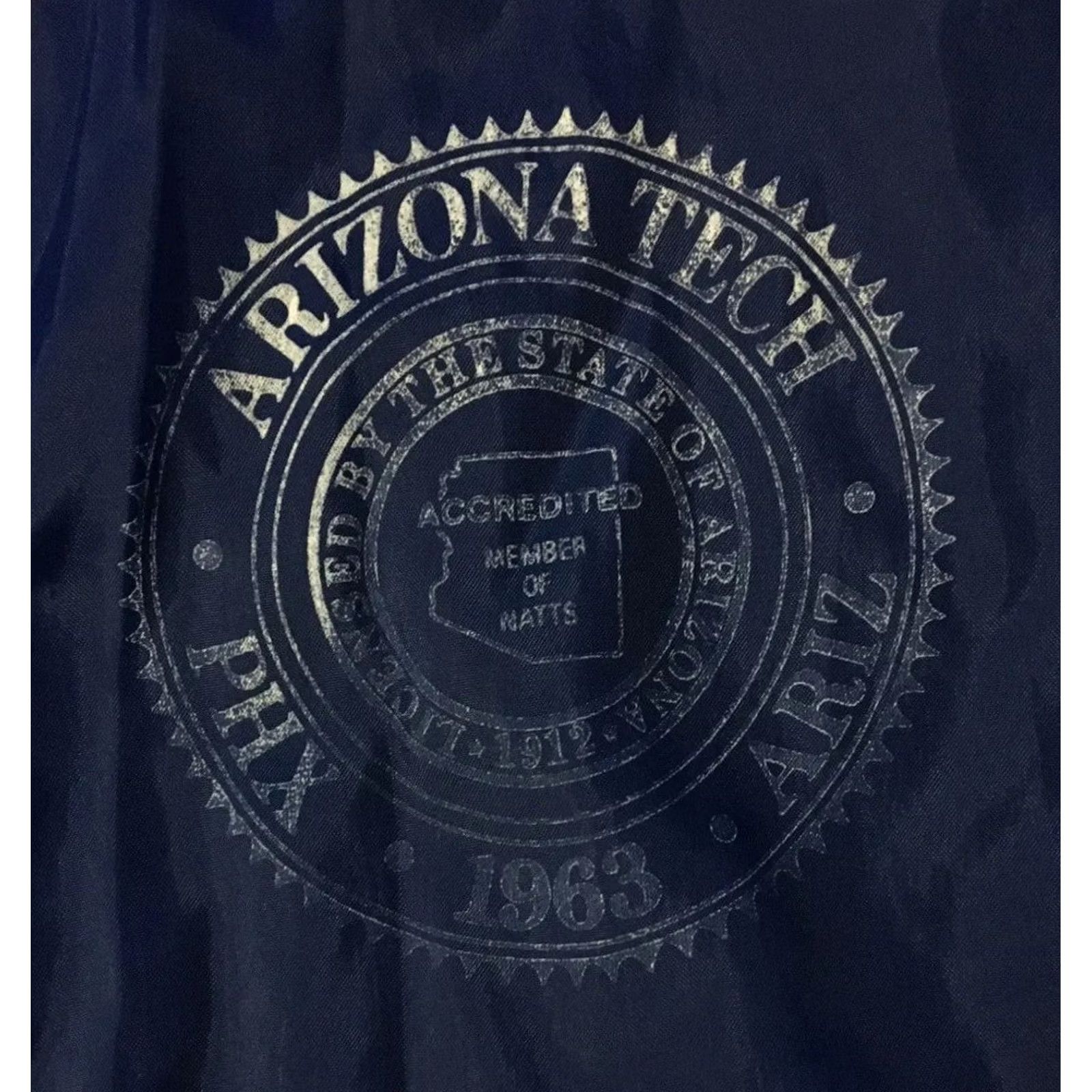 Vintage Arizona Tech School Wind Jacket XL Blue Nike? Size US XL / EU 56 / 4 - 2 Thumbnail