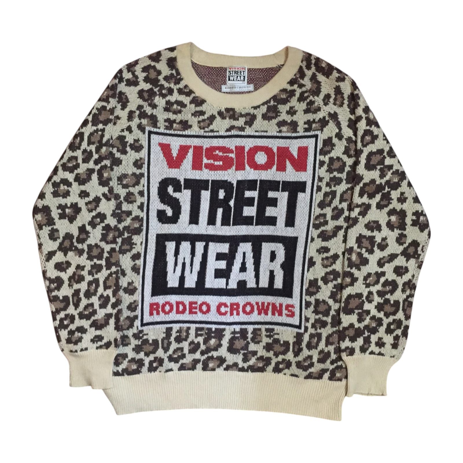 Vision Streetwear Vision Streetwear x Japanese Rodeo Crowns Leopard Knitwear Size US M / EU 48-50 / 2 - 1 Thumbnail