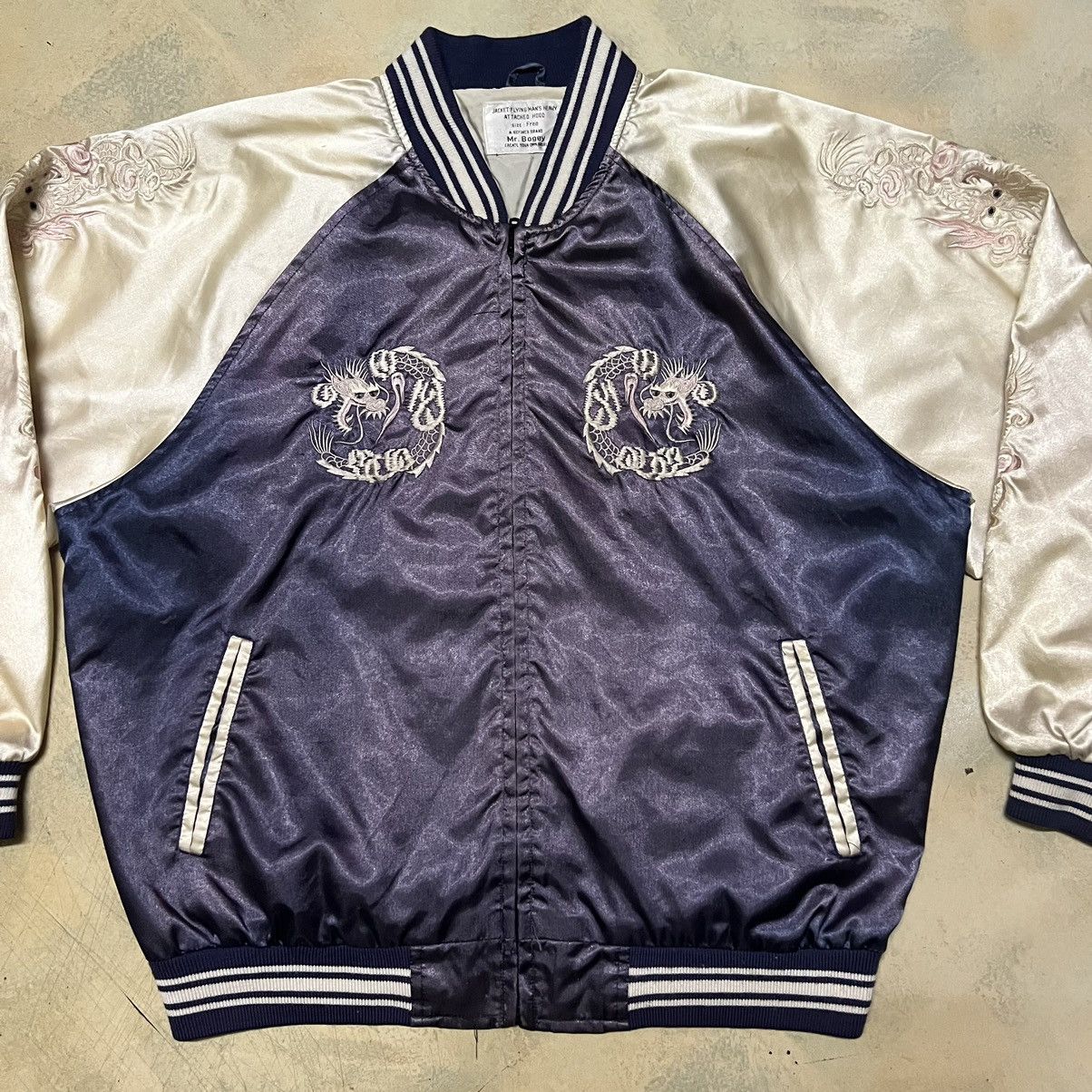 Japanese Brand Sukajan Big Logo Bomber Style Jacket Size US L / EU 52-54 / 3 - 11 Thumbnail