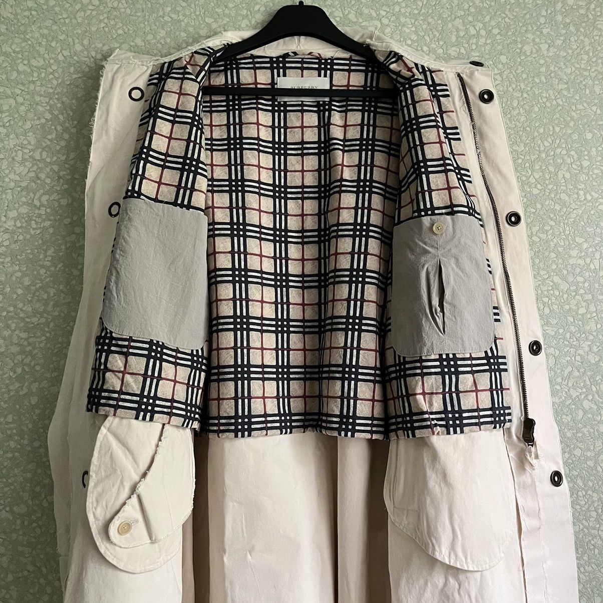 Burberry Roberto Menichetti SS00 Raw Edge Parka Size US L / EU 52-54 / 3 - 3 Thumbnail