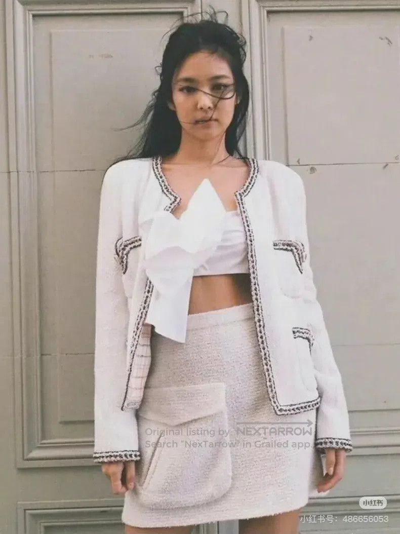 Chanel Chanel Early Spring Station Series White Pocket Skirt Size 42" / US 20 - 7 Thumbnail