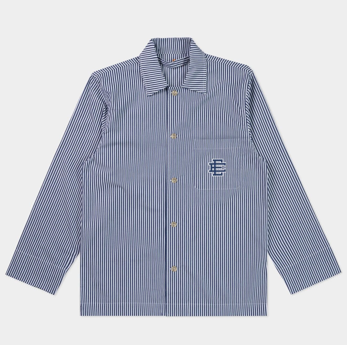 Designer × Eric Emanuel ⚡️ Eric Emanuel EE Pajama Top Long Sleeve Button Up 2XL XXL ⚡️ Size US XXL / EU 58 / 5 - 1 Thumbnail