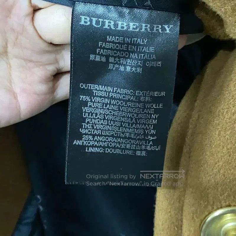 Burberry Burberry Long Khaki Wool Coat for Women. Size XXS / US 00 / IT 34 - 6 Thumbnail