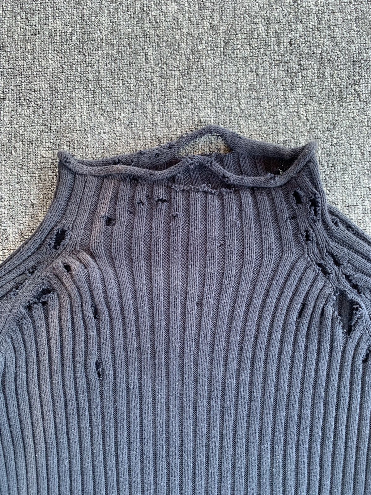 Vintage Rare Undefined Distressed Crazy Sick Stripe Black Sunfaded Size US M / EU 48-50 / 2 - 2 Thumbnail