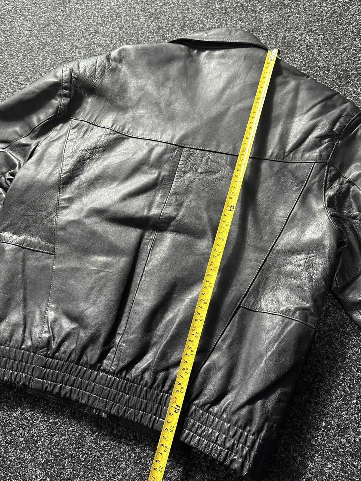 Vintage 🚨Vintage 90s Leather Biker Jacket-West Style Maison Margiela Size US S / EU 44-46 / 1 - 12 Thumbnail