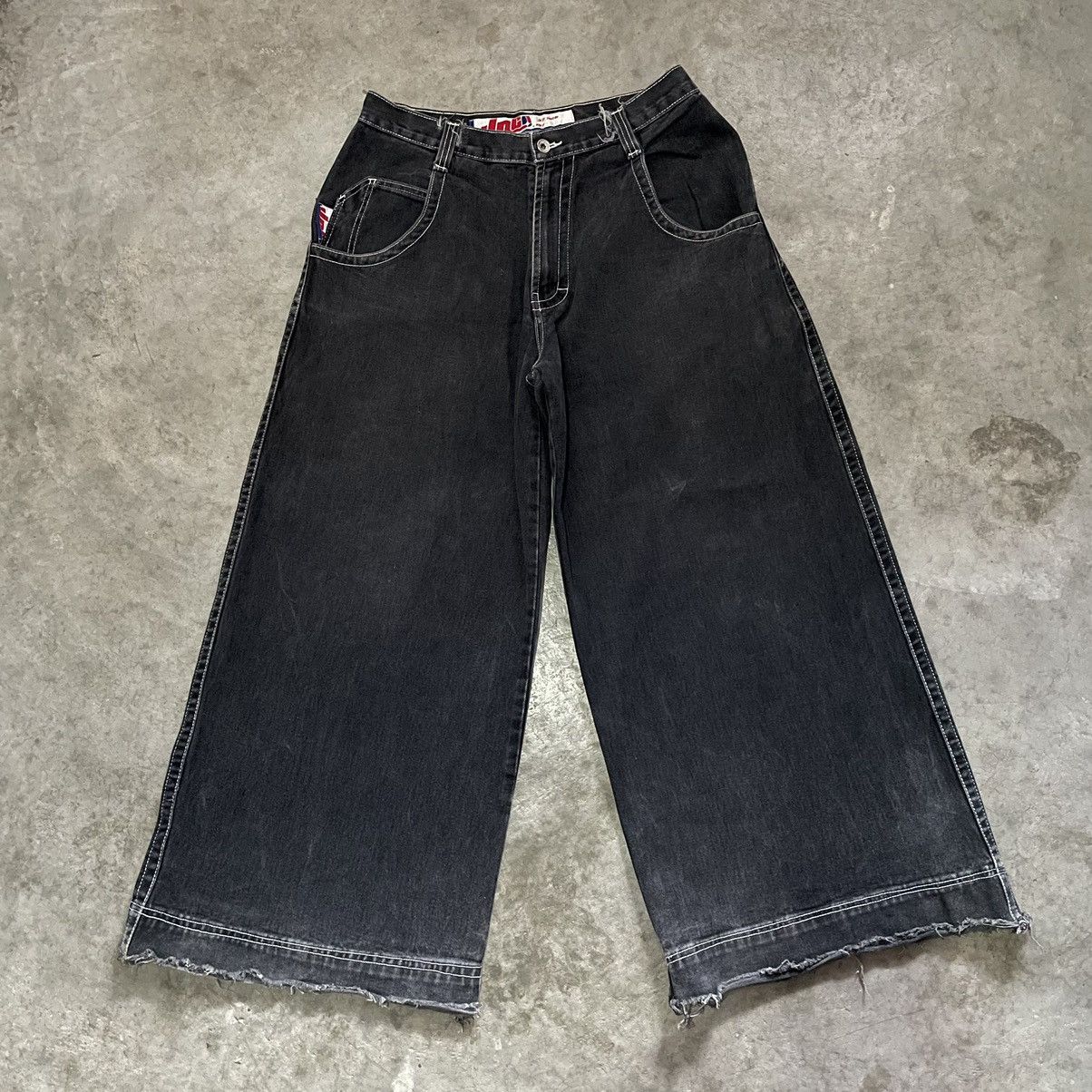 JNCO × Vintage 90s Vintage JNCO Destroyer Black Pants Size US 36 / EU 52 - 3 Thumbnail