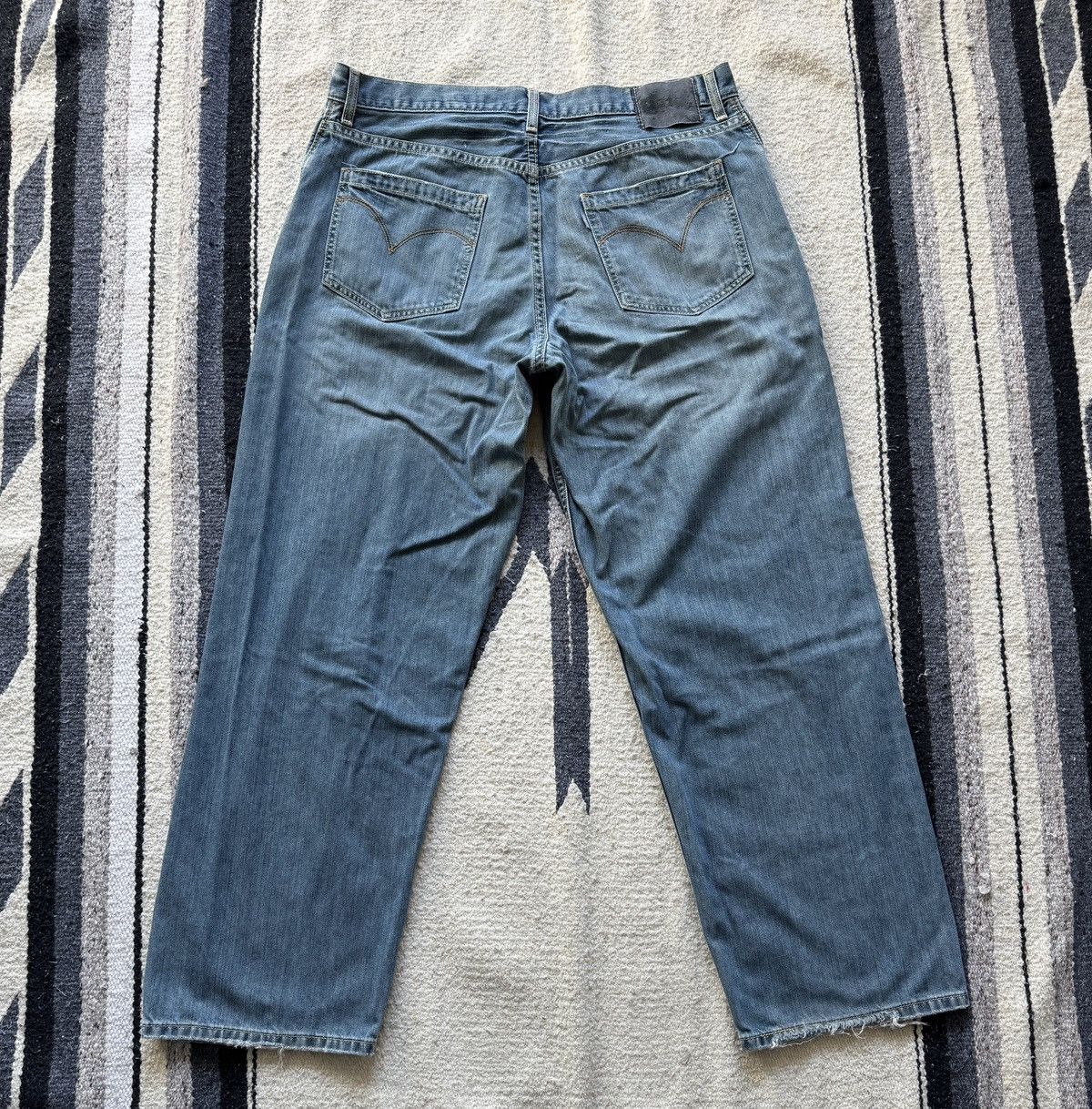 Levi's Y2K Levi’s SilverTab Baggy Cut Jeans 36x32 Size US 36 / EU 52 - 3 Thumbnail