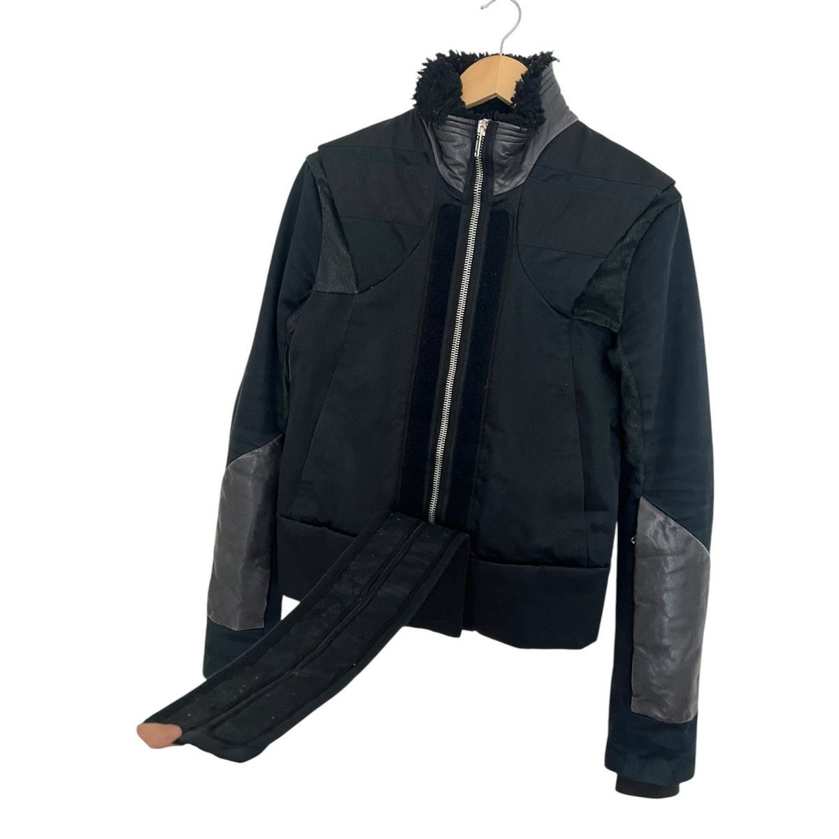 Rick Owens Rick Owen’s fw08 removable placket leather jacket Size US XS / EU 42 / 0 - 4 Thumbnail