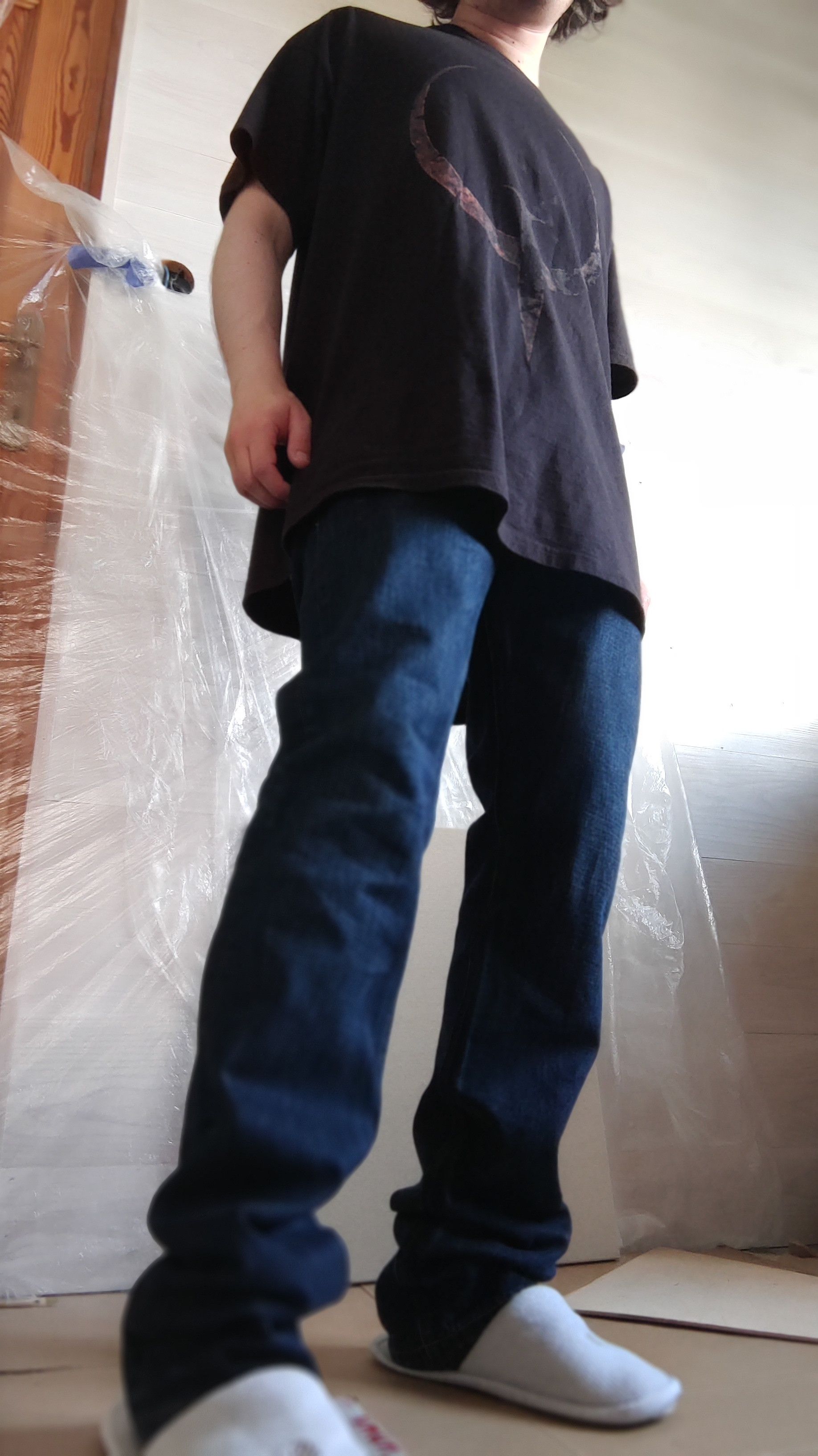 G-Star Skinny Baggy Stacked Pants Semi Flared Alt Neo Denim Goth 32 Size US 32 / EU 48 - 7 Thumbnail