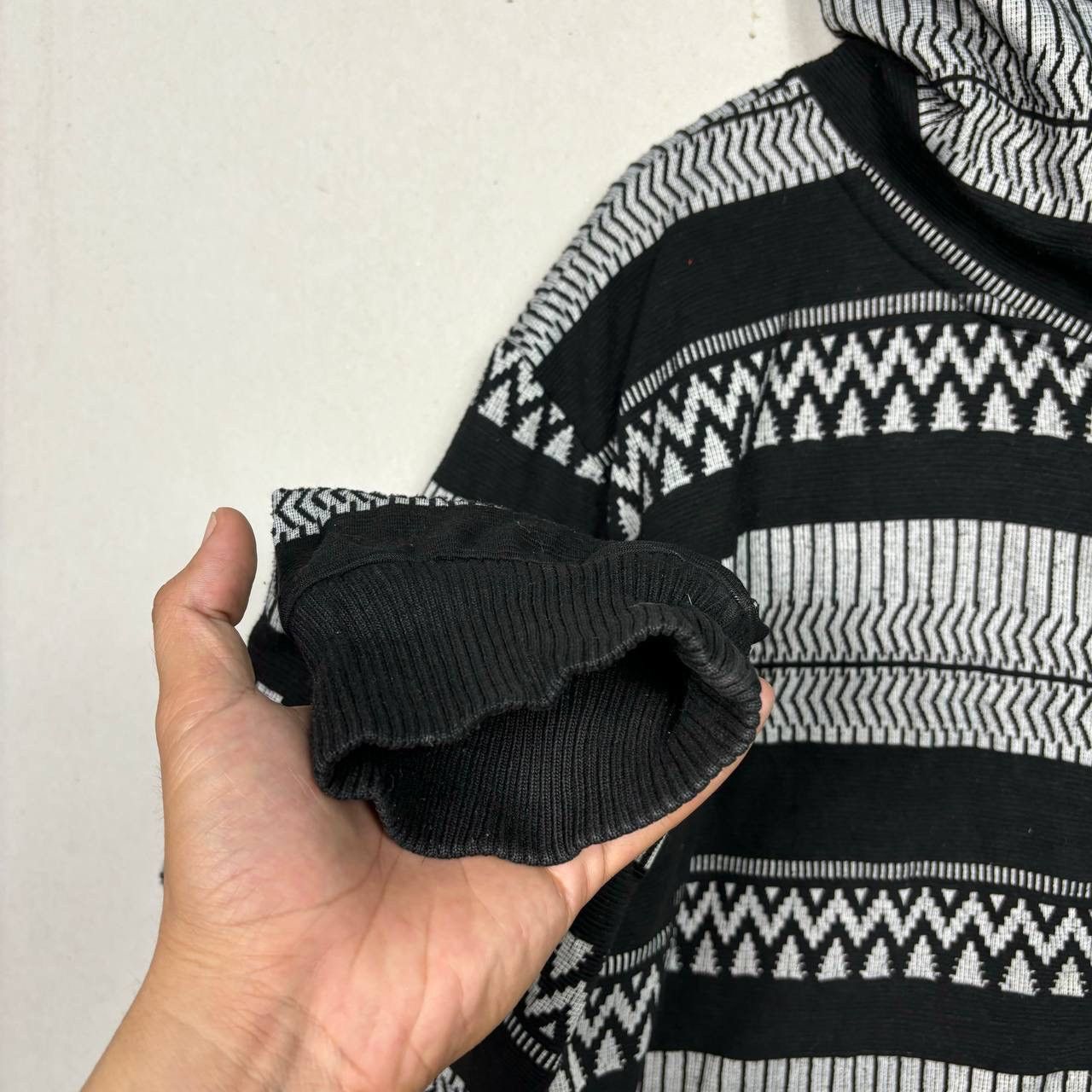 In The Attic In The Attic Avant Garde Japan Baggy Stripe Hooded Jacket Size US XL / EU 56 / 4 - 5 Thumbnail