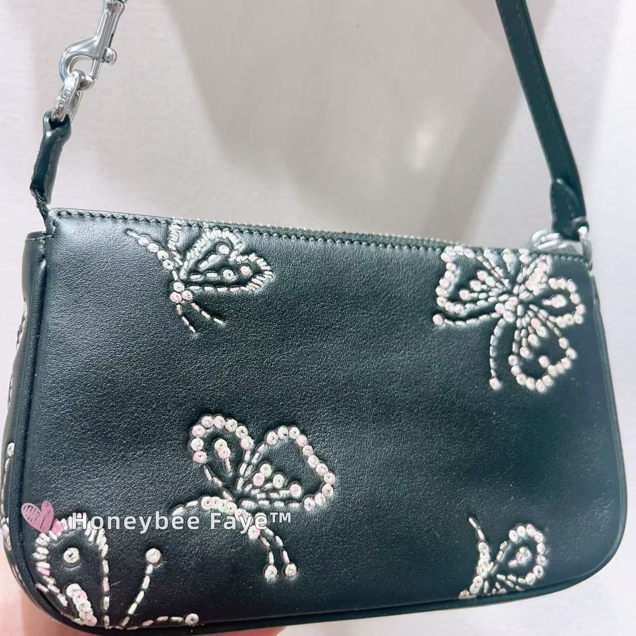 Coach Nolita 19 With Sparkly Butterfly Print CCF58 Size ONE SIZE - 7 Thumbnail
