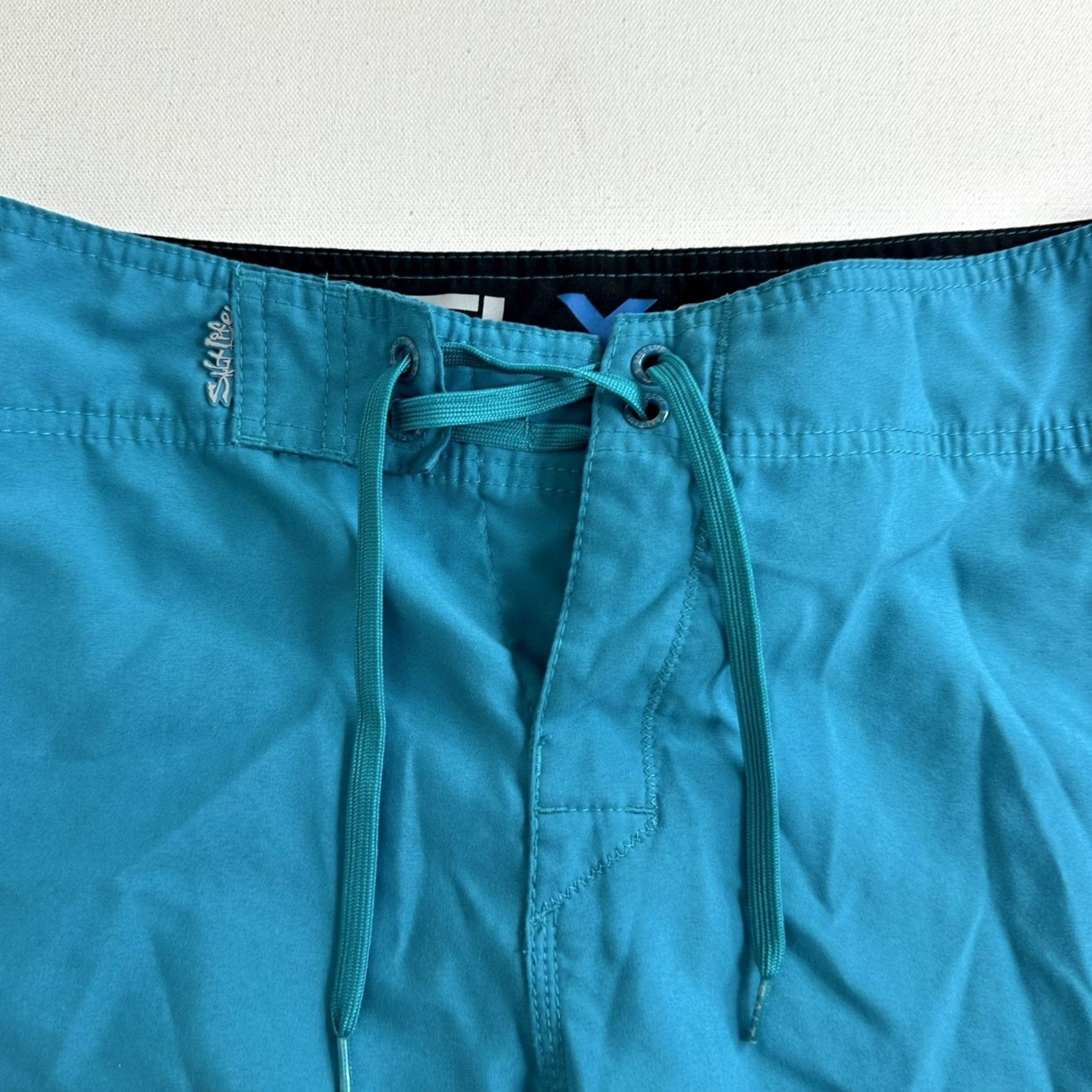 Vintage SALT LIFE Board Shorts Men Blue BOMBERZ SLX-QD 10” Inseam 28 Beach Pool Surf Lifeguard Recreational Training Water Polo Any Occasion Size US 28 / EU 44 - 6 Thumbnail