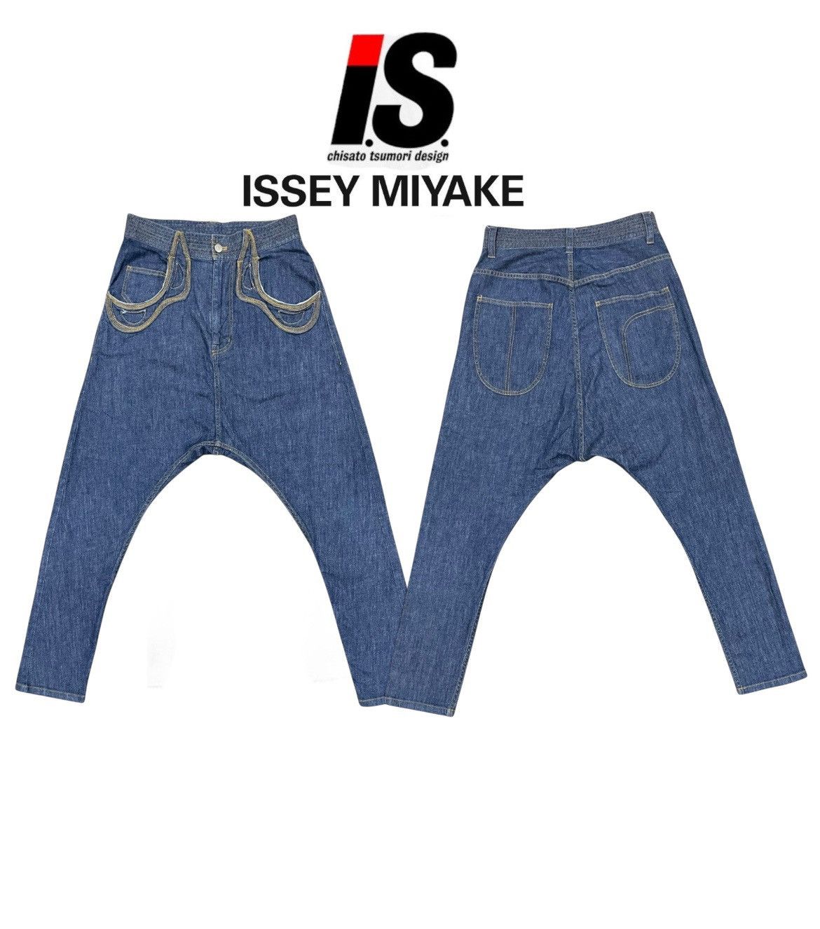 Tsumori Chisato Tsumori Chisato Issey Miyake Drop Crotch Dancer Denim Size US 29 - 1 Thumbnail