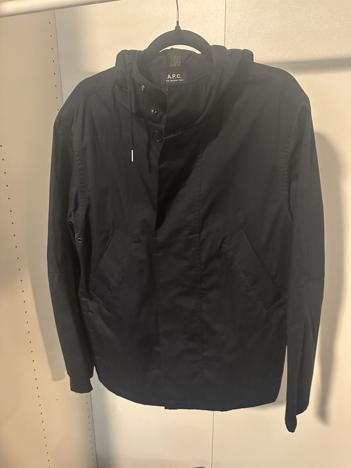 A.P.C. A.P.C. Navy Parka Jacket Size US L / EU 52-54 / 3 - 1 Thumbnail