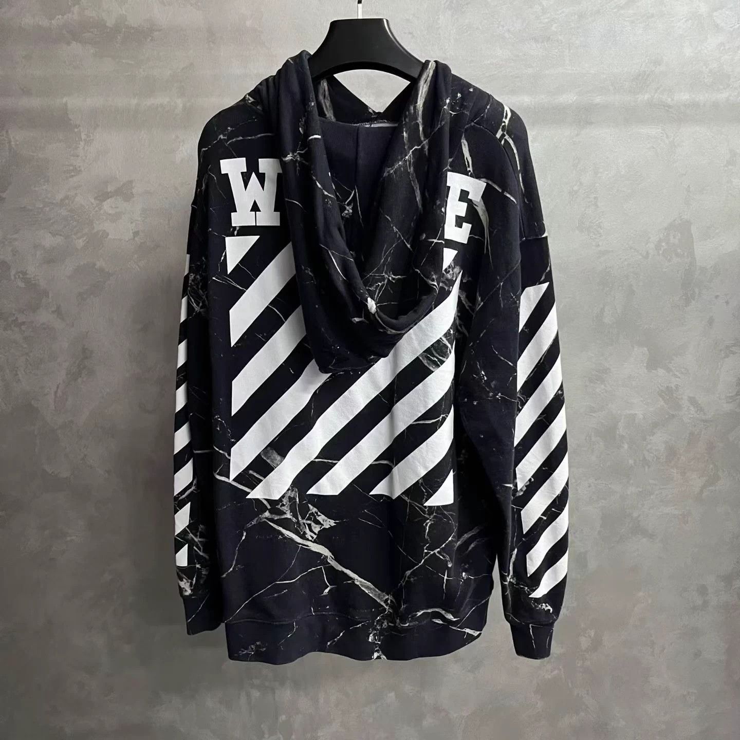 Off-White off-white Black Fashion Print Sweatshirt M Hot Size US M / EU 48-50 / 2 - 2 Thumbnail