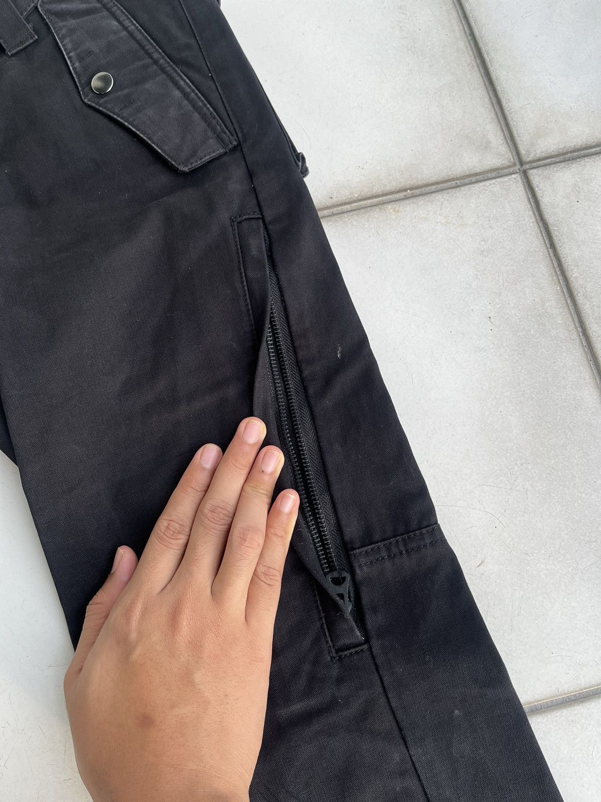 Japanese Brand × Yoshiyuki Konishi Yoshiyuki Konishi D.K.F Heavy Cotton Cargo Pants Size US 30 / EU 46 - 3 Thumbnail