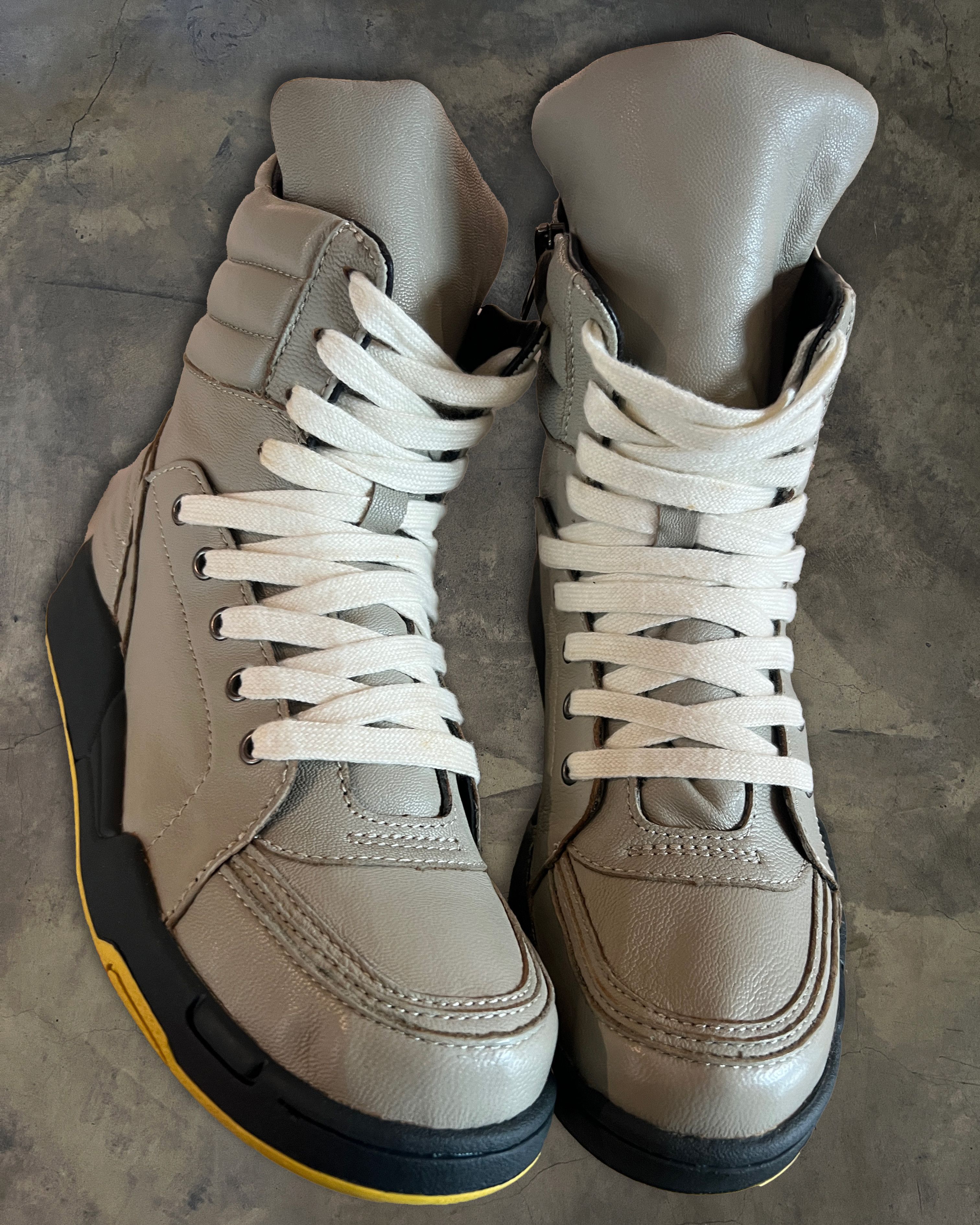トップス archive Diet Butcher Slim Skin sleeve DIET BUTCHER SLIM SKIN PATENT LEATHER HIGH TOPS Another pair