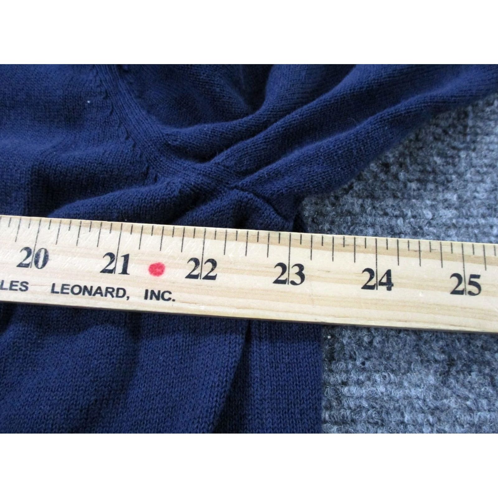 Lacoste Lacoste Mens Sweater 2XL Blue Classic Fit Pullover Logo Knit Crew Neck Cardigan? Size US XXL / EU 58 / 5 - 5 Thumbnail