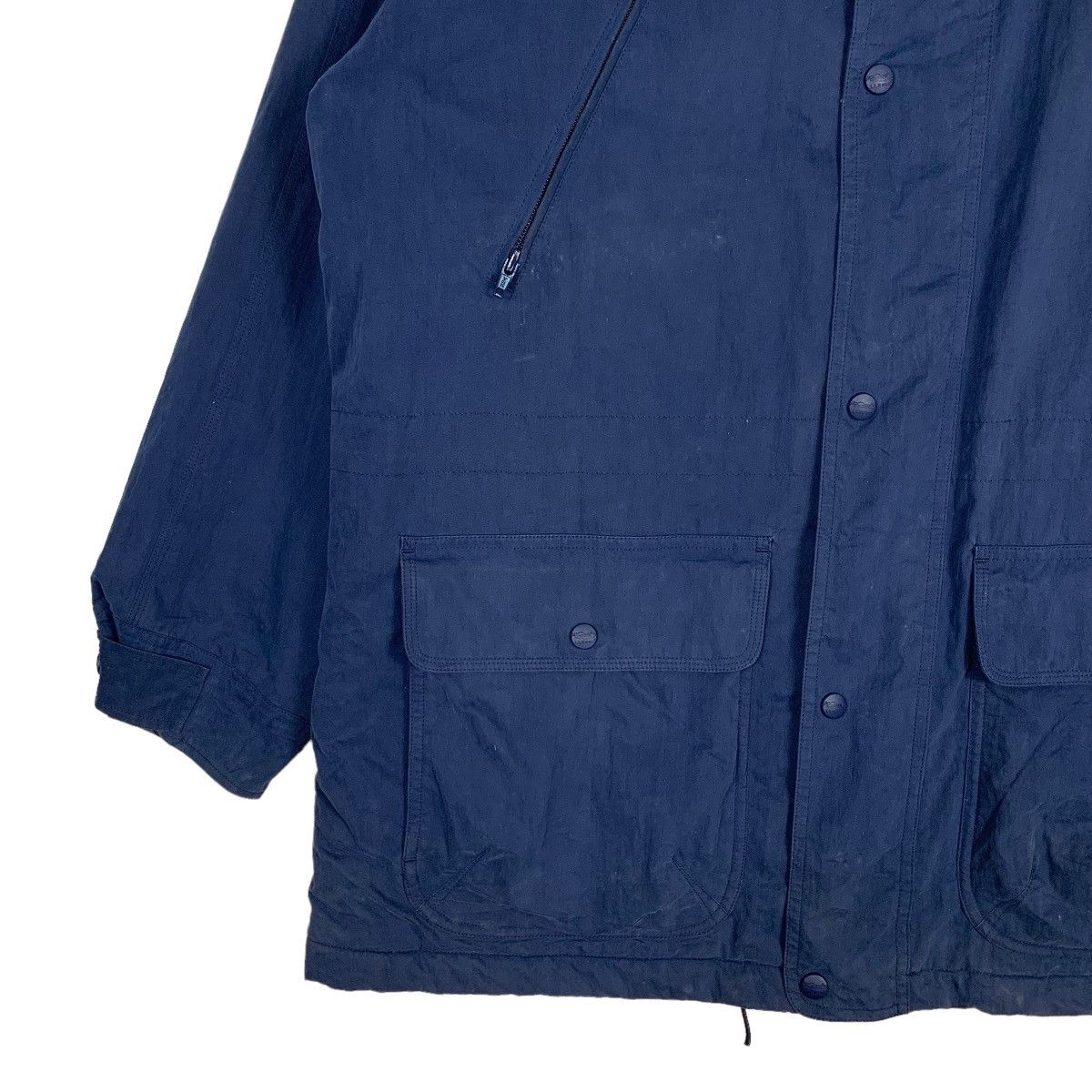 L.L. Bean L.L BEAN Tartan Lined Hooded Chore Jacket Parka #0353-C16 Size US L / EU 52-54 / 3 - 4 Thumbnail