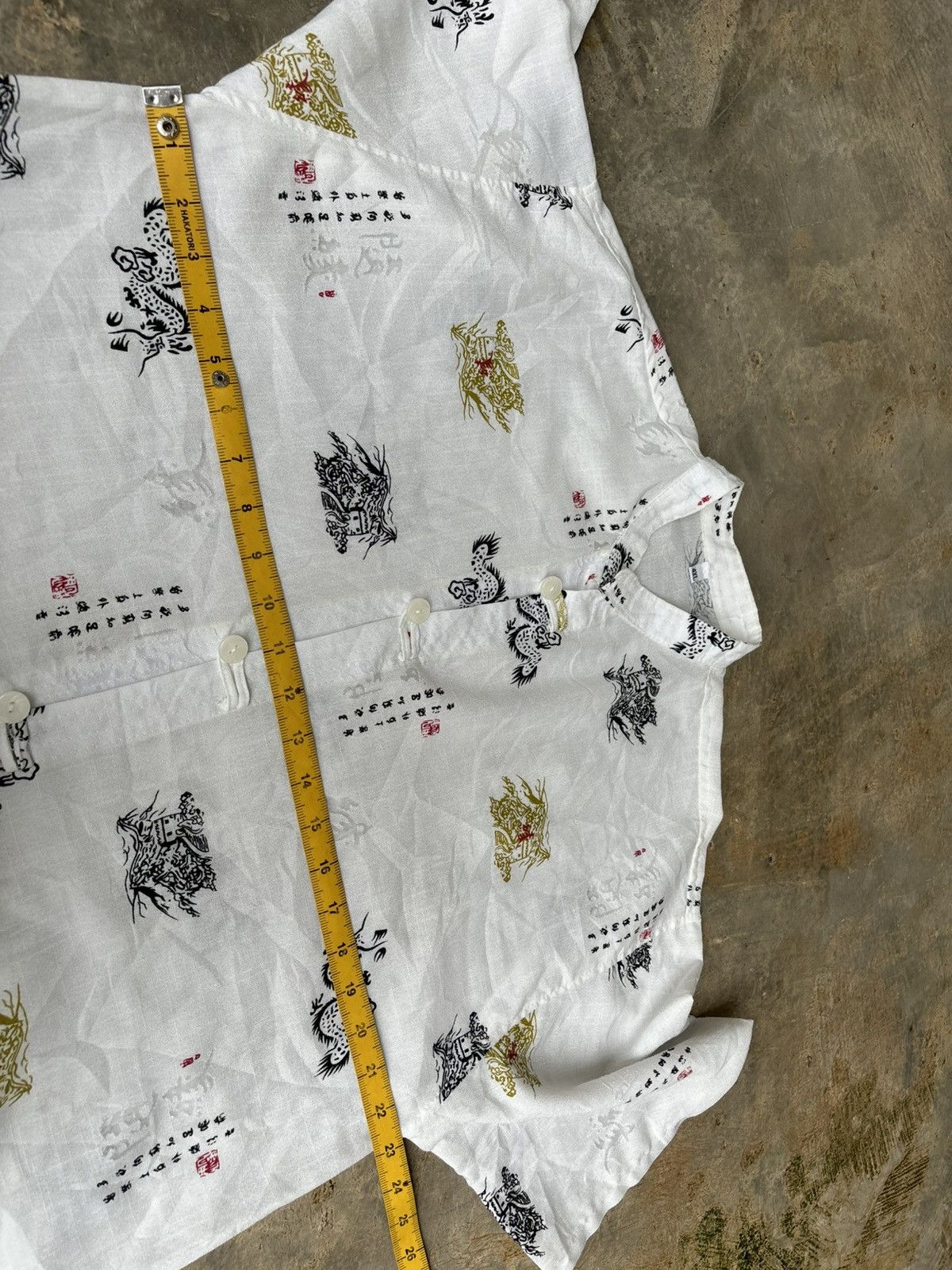 Hysteric Glamour Y2k Sukajan Dragon Double Pocket Shirt Size US XL / EU 56 / 4 - 8 Thumbnail