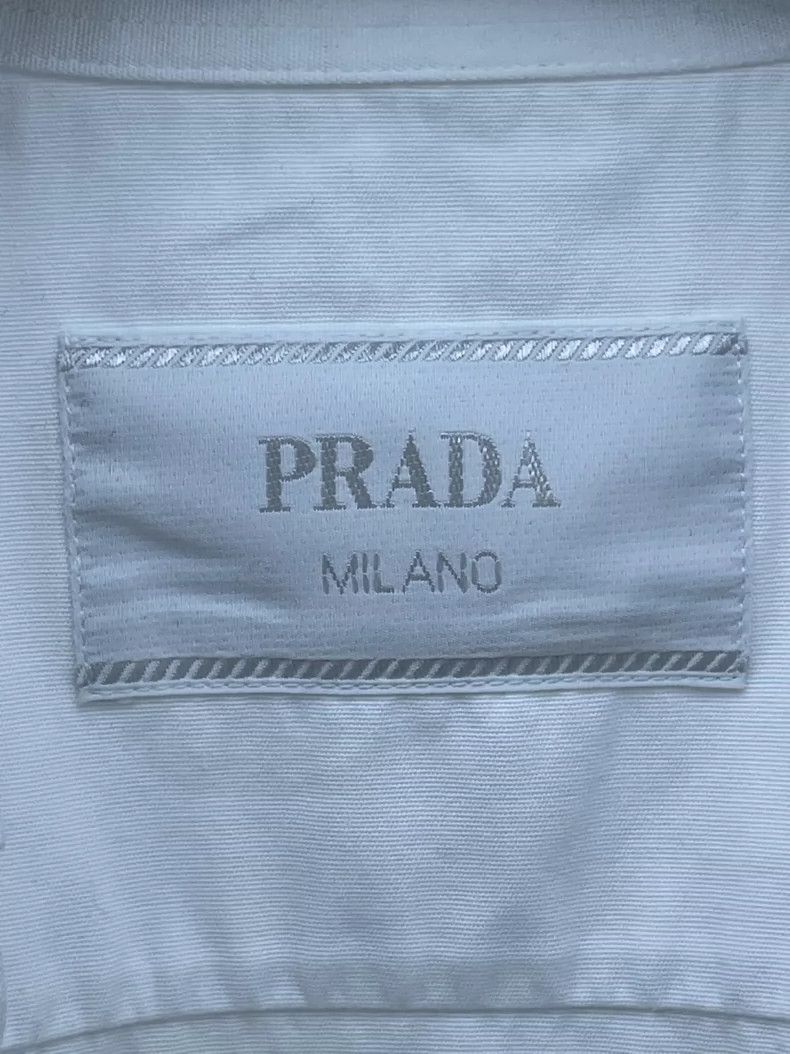 Prada Prada White short-sleeved shirt 2505-Nextarrow Size US M / EU 48-50 / 2 - 5 Thumbnail