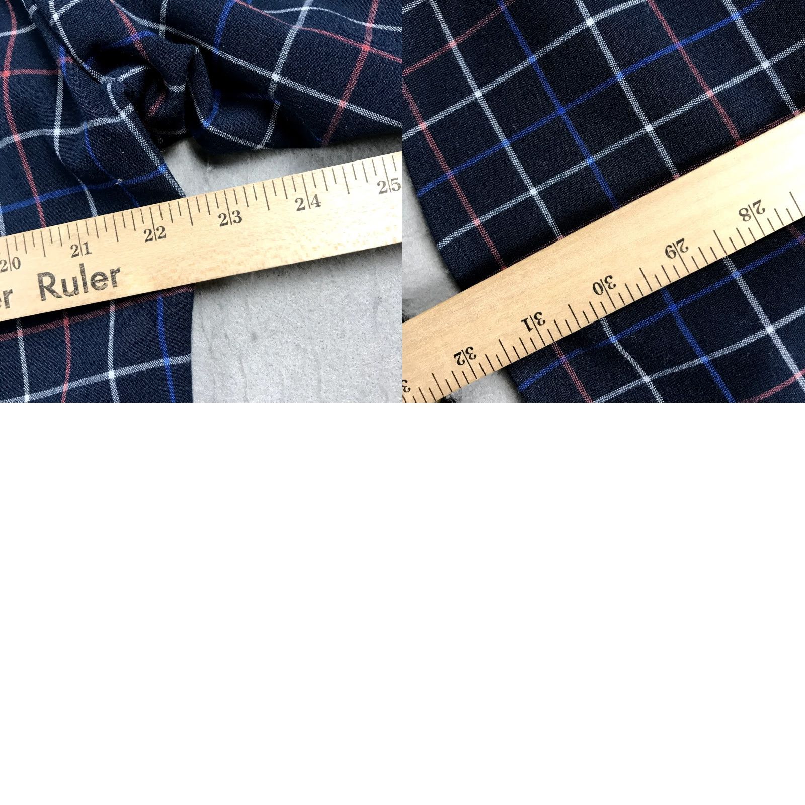 Mizzen+Main Mizzen+Main Shirt Mens Large Trim Fit Blue Check Rayon Made USA Casual Button-Up Size US L / EU 52-54 / 3 - 8 Thumbnail