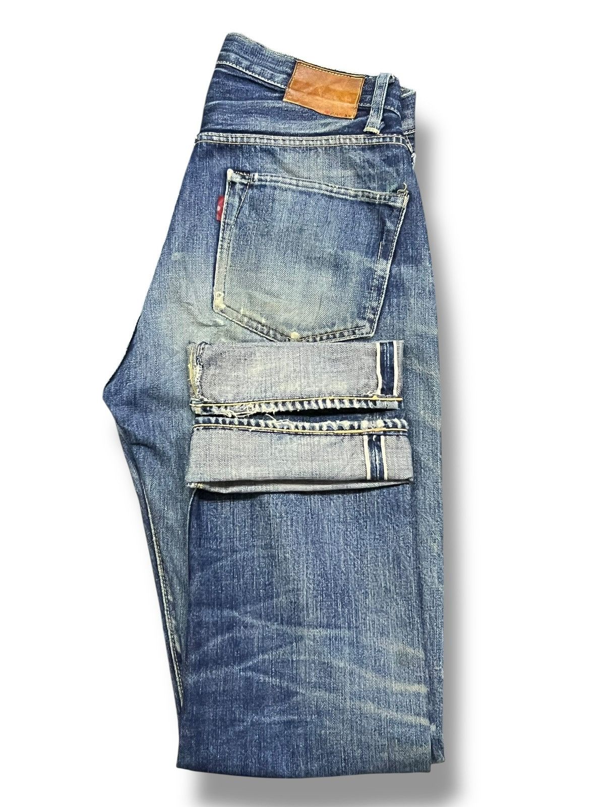 Japanese Brand Vintage Go west Yellow Division Selvedge Denim Japan Size US 29 - 6 Thumbnail