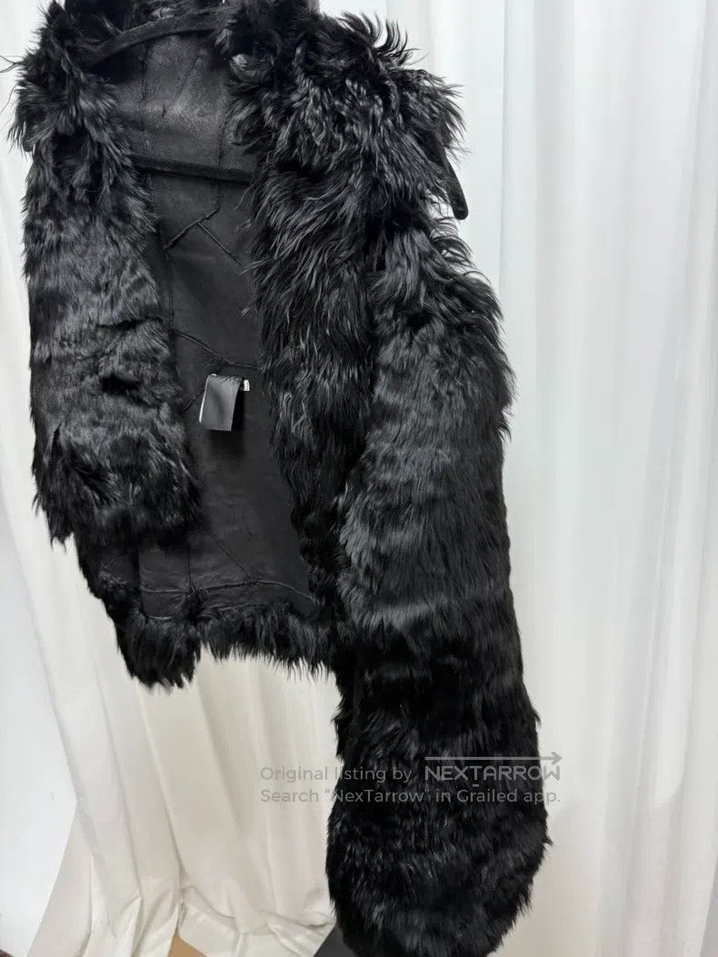 Ann Demeulemeester Ann Demeulemeester Size S fur paneled three-hole vest cape Size S / US 4 / IT 40 - 3 Thumbnail