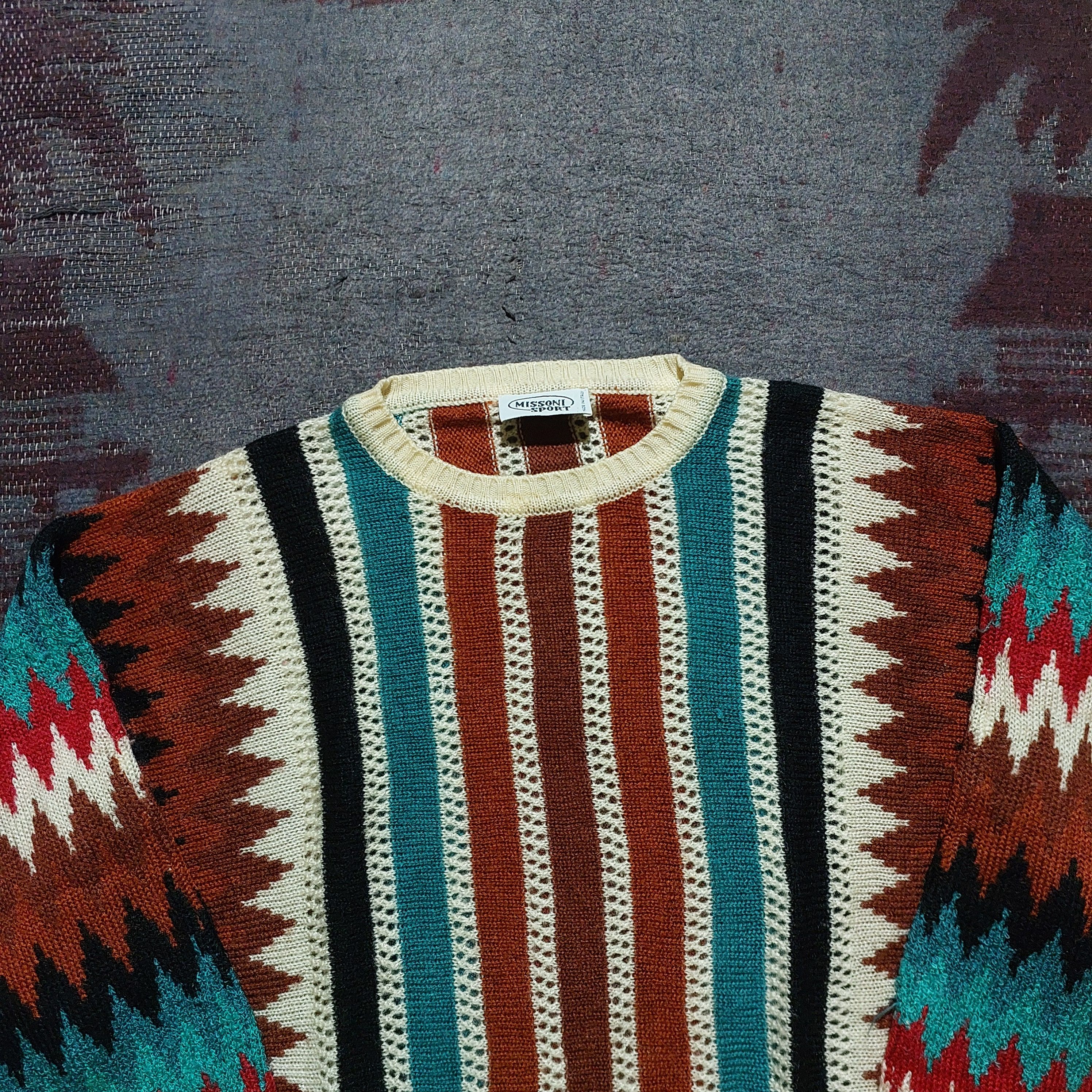 Missoni Missoni Sport multicolor stripe knitwear Size US S / EU 44-46 / 1 - 3 Thumbnail