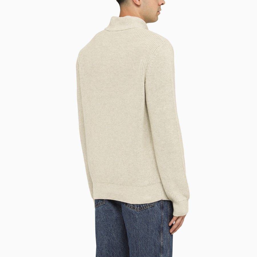 A.P.C. o1d2blof1224 Turtleneck Sweater in Beige Size US XXL / EU 58 / 5 - 3 Thumbnail