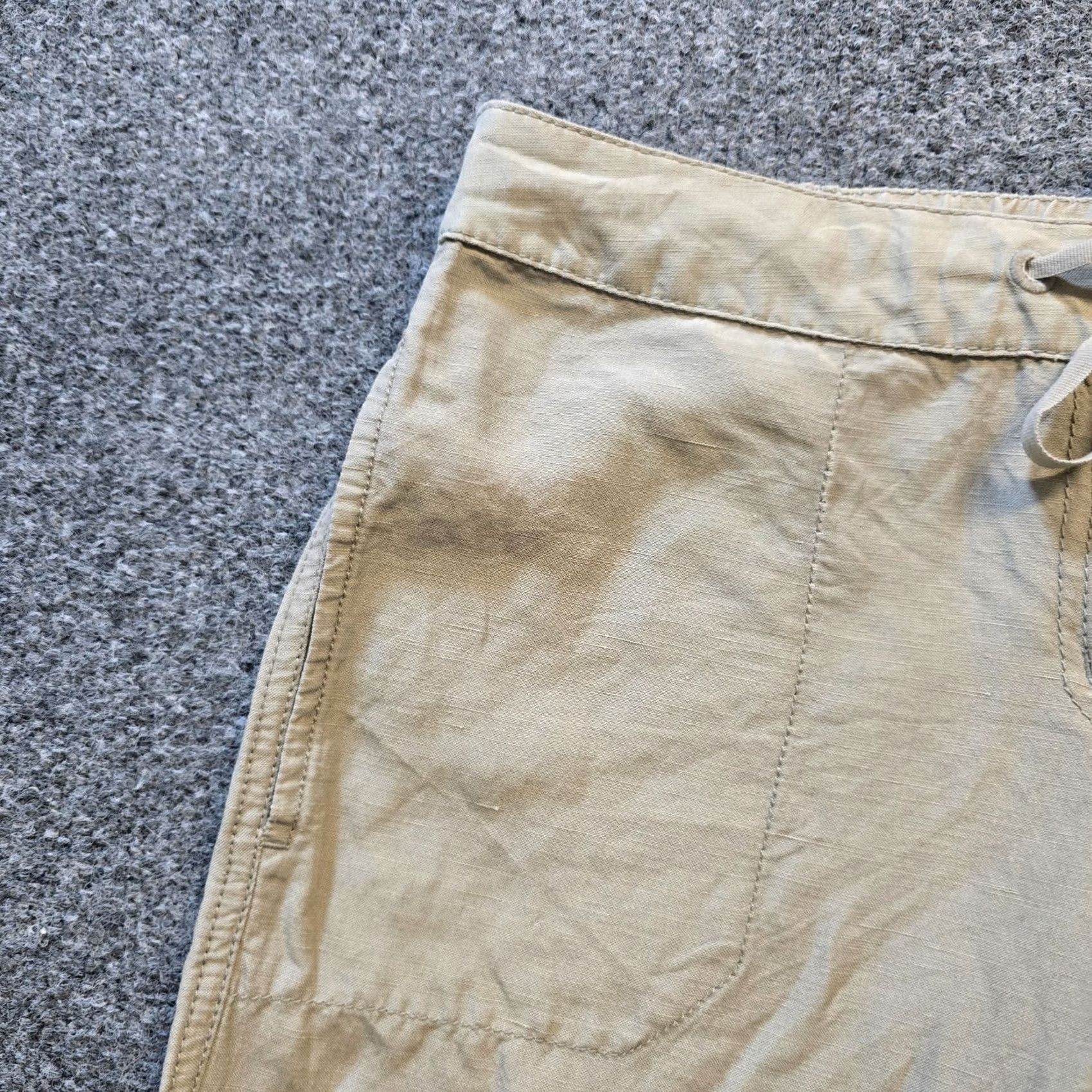 J. Jill J. Jill Pants Womens Size 8P Petite Beige Silk Linen Blend Cropped Pull On Casual Beige Silk Linen Blend Cropped Pants Casual Womens 8P Petite Size 30" / US 8 / IT 44 - 3 Thumbnail
