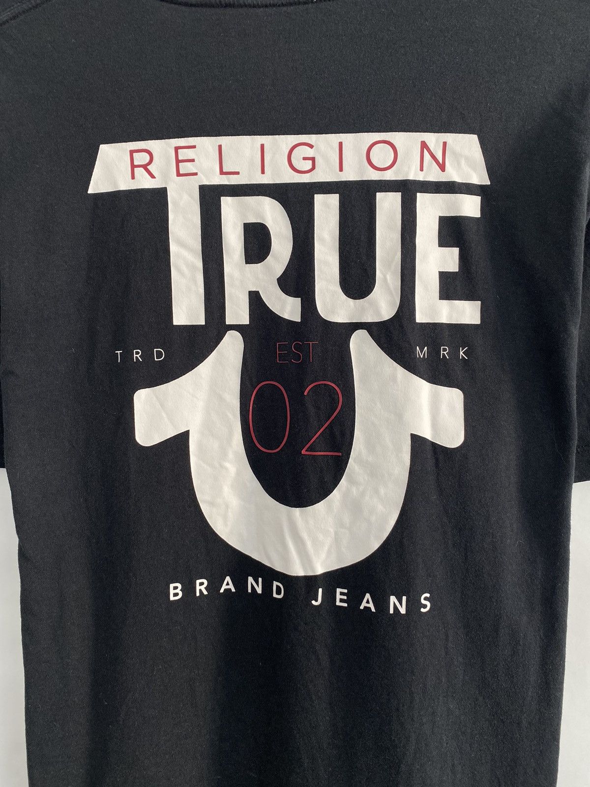 True Religion 🇯🇵 Vintage Y2K True Religion World Tour Big Logo T-Shirt Rare Size US L / EU 52-54 / 3 - 4 Thumbnail