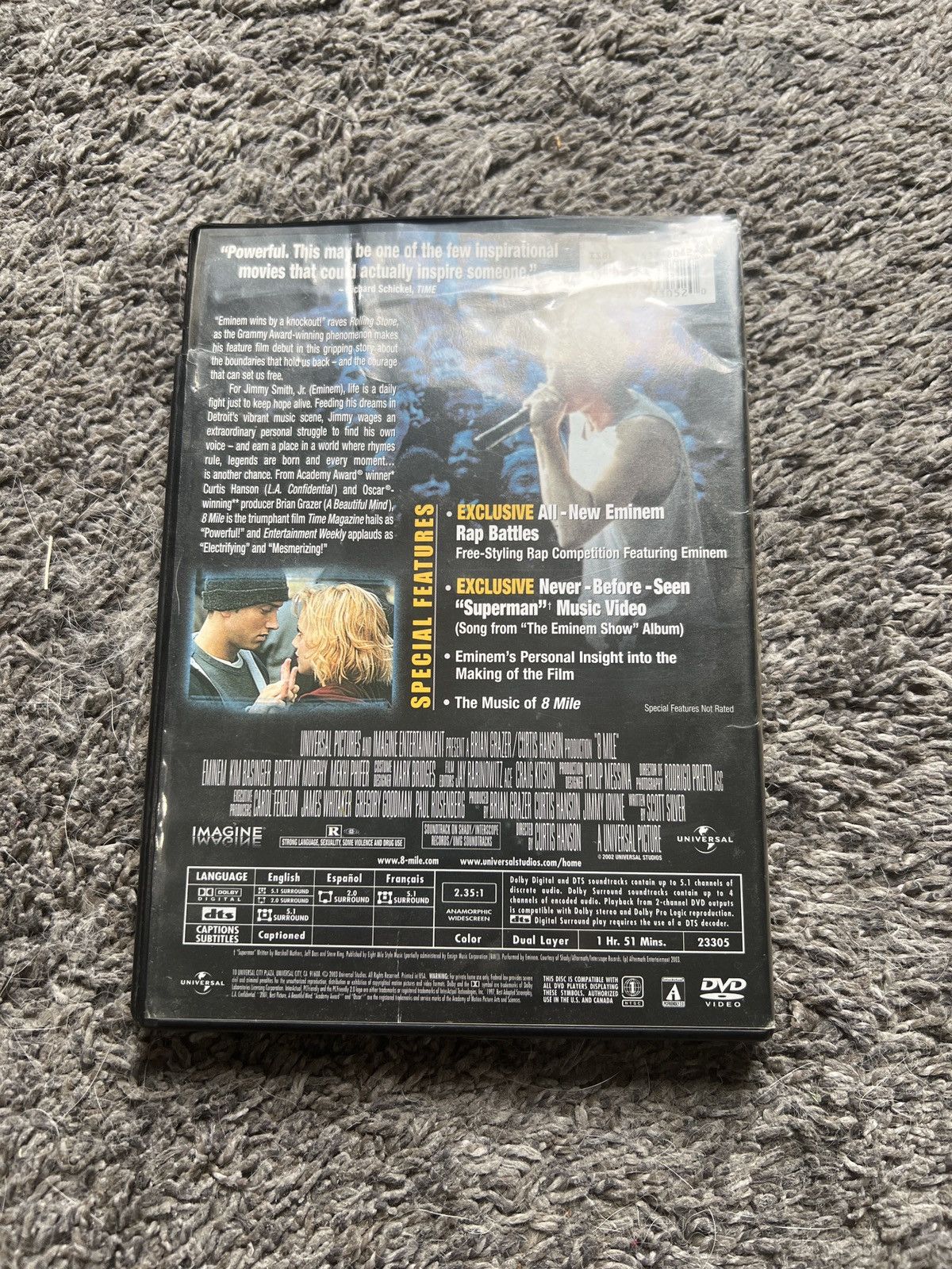 Eminem 8 Mile (DVD) Size ONE SIZE - 2 Thumbnail