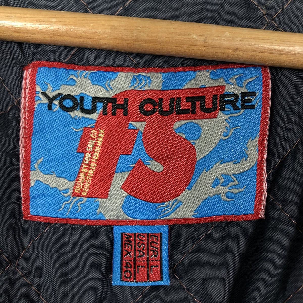 BEAUTY&YOUTH 🔥Vintage Bomber Jacket Fleece Youth Culture Big Logo Skate Size US L / EU 52-54 / 3 - 13 Thumbnail