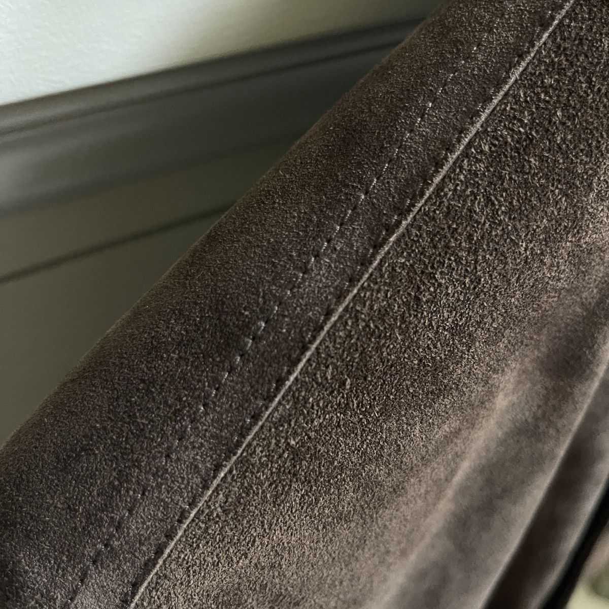 Drake's Drake’s Brown Heavyweight Suede Five-Pocket Chore Jacket Size US M / EU 48-50 / 2 - 7 Thumbnail