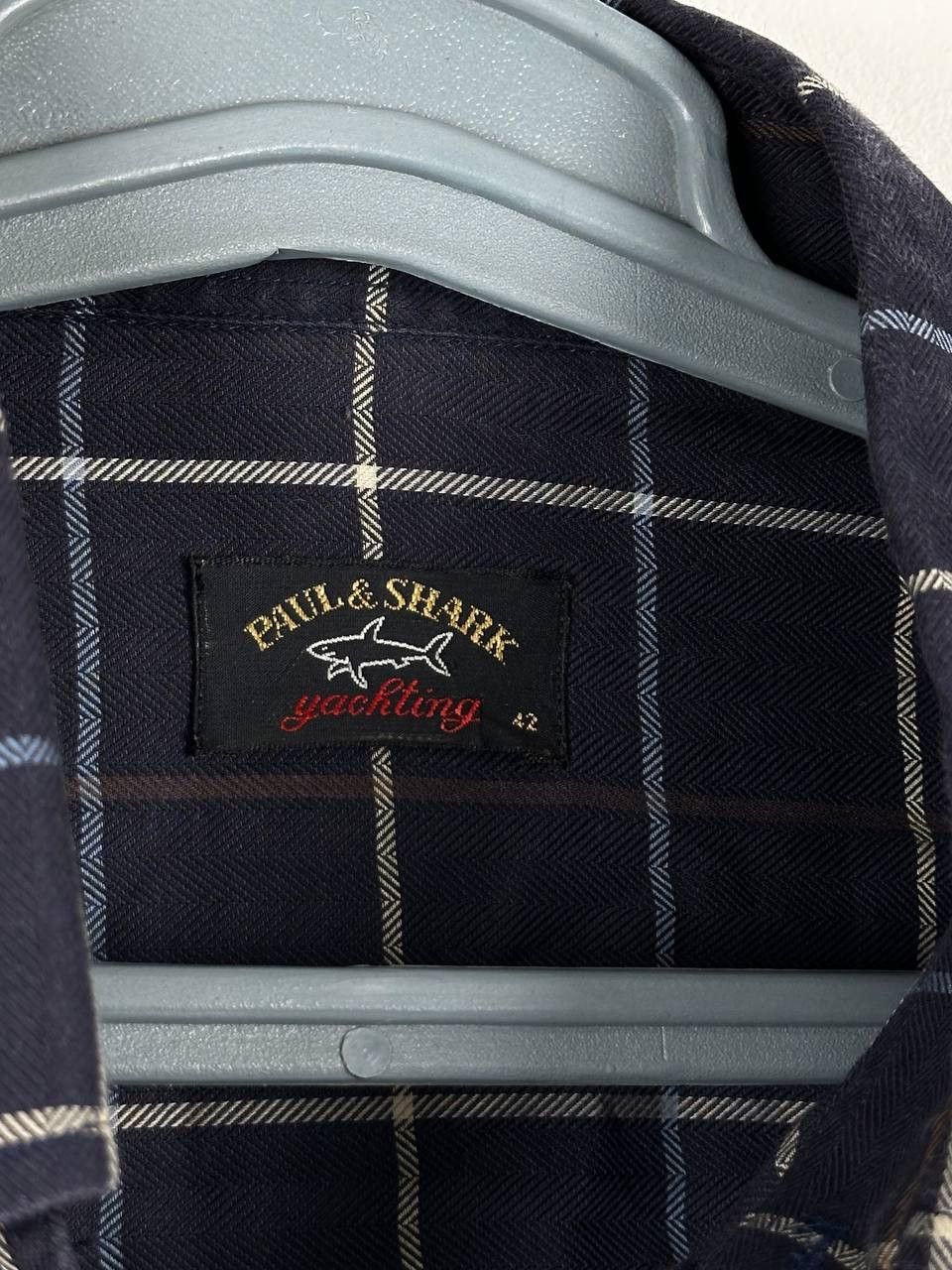 Paul & Shark Paul & Shark Navy Plaid Yachting Club Shirt Size XL Size US XL / EU 56 / 4 - 7 Thumbnail