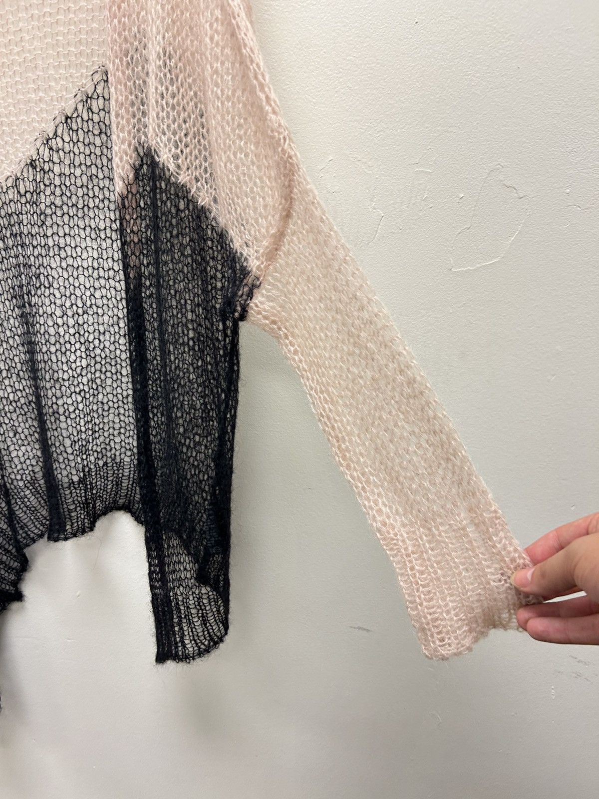 Ann Demeulemeester Mohair Loose Knit Cardigan Size US S / EU 44-46 / 1 - 3 Thumbnail