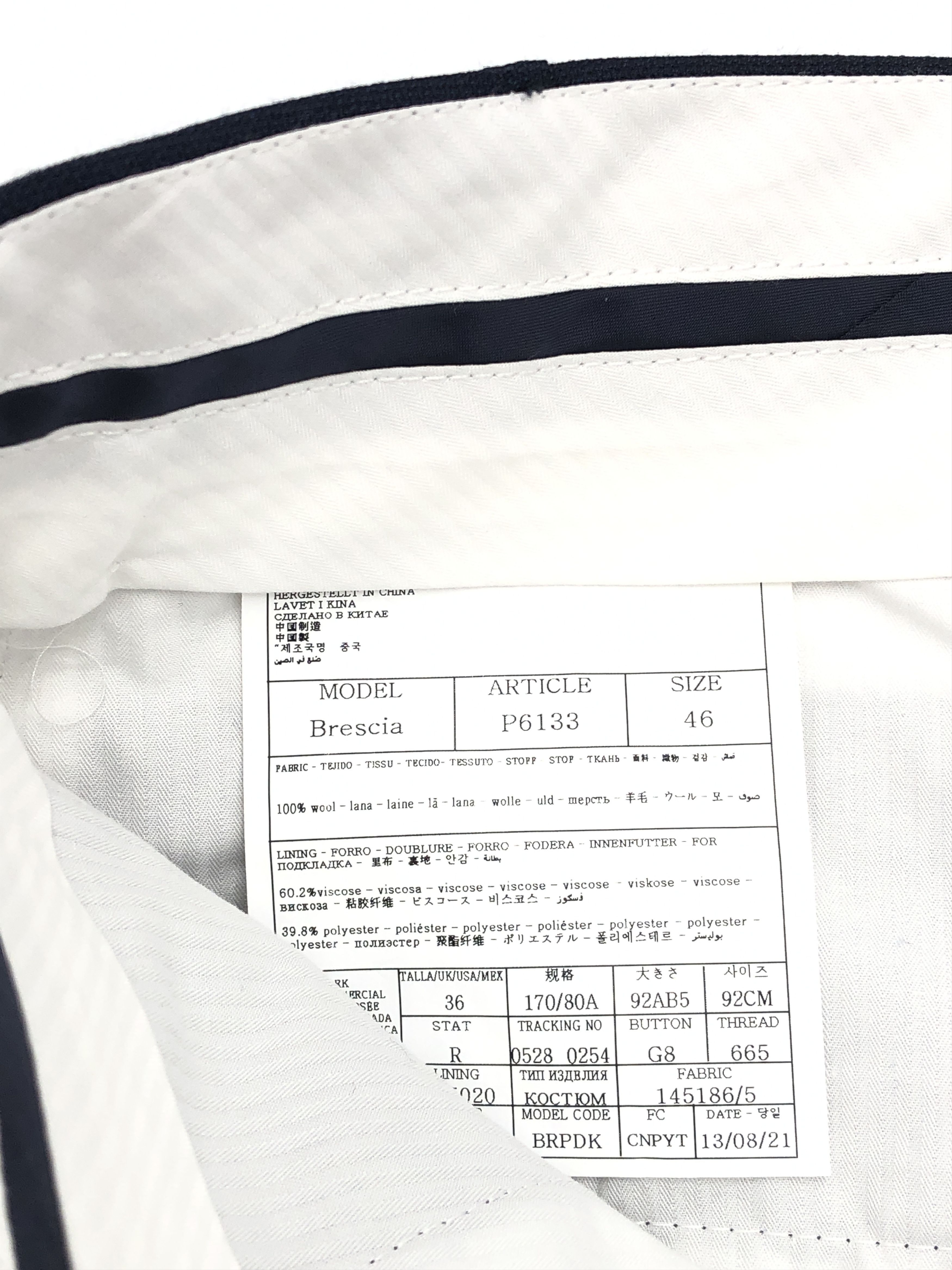 Suitsupply SUITSUPPLY Brescia Wool Formal Trousers Size 46 - W32 L29 Size 36R - 7 Thumbnail