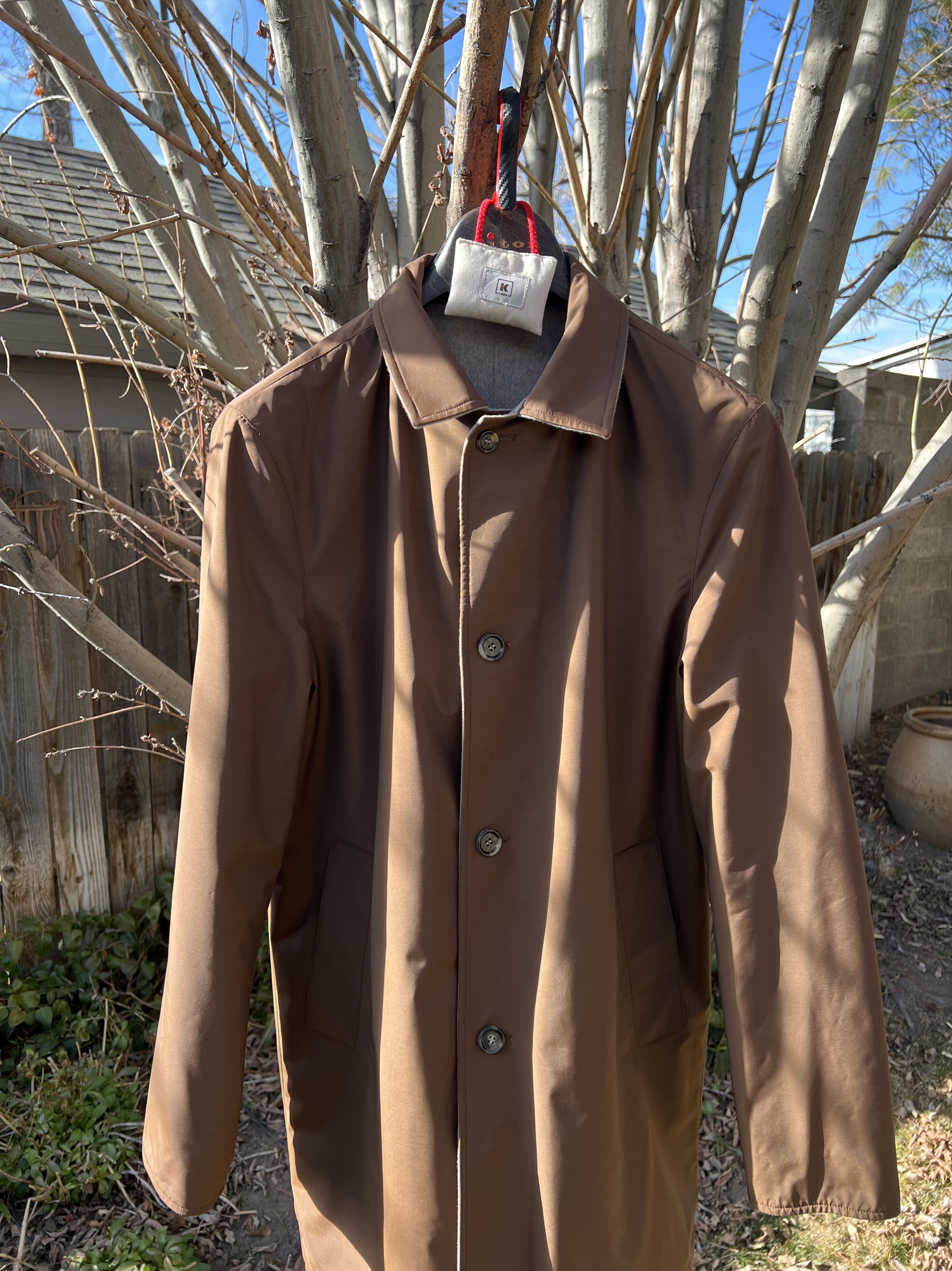 Kiton Kired Kiton Cashmere Reversible Jacket 50 IT 40 US Beige Size US M / EU 48-50 / 2 - 2 Thumbnail