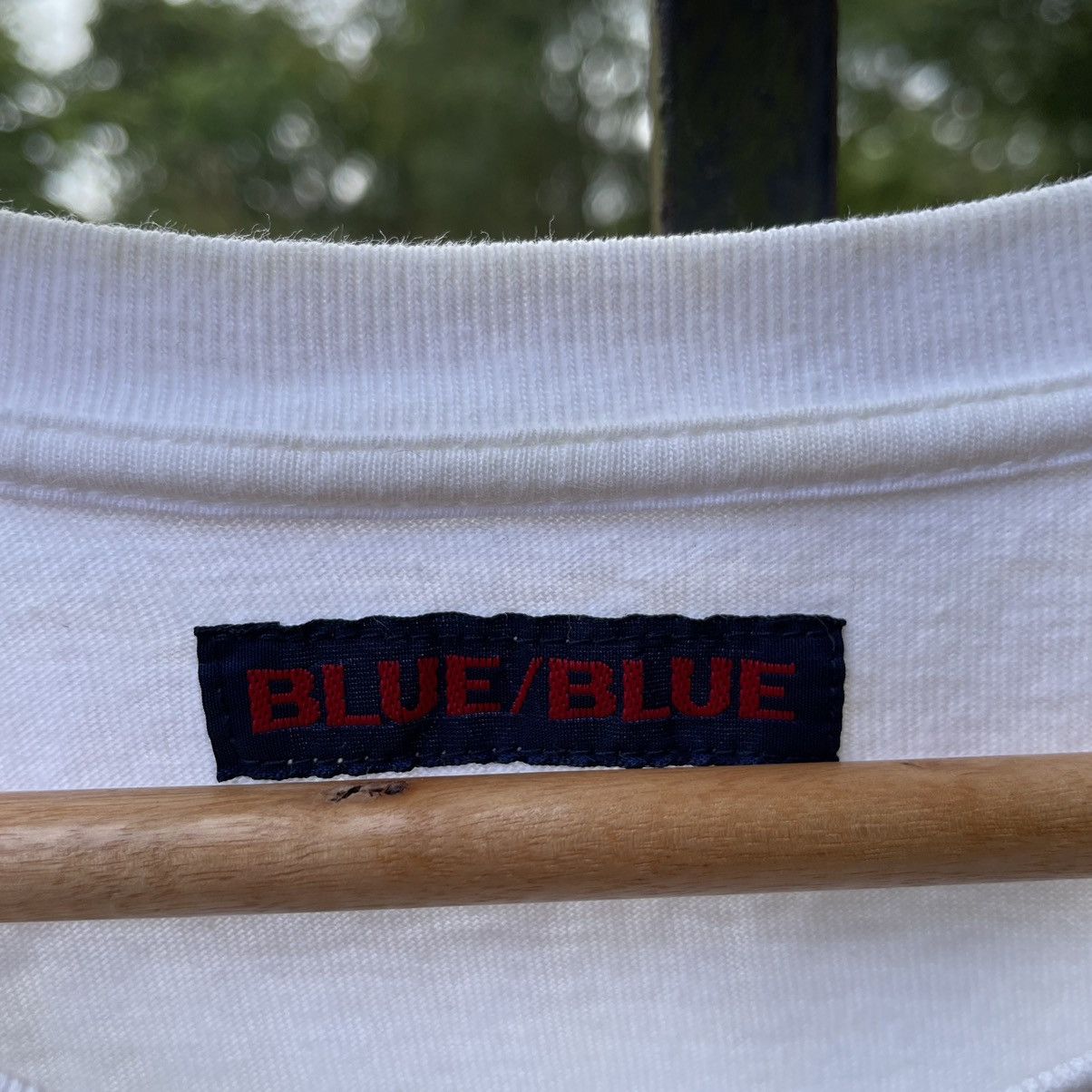Blue Blue Japan × Japanese Brand × Vintage 🔥🇯🇵Blue Blue Japan HR Market Blue Marine Big Logo Tee Size US M / EU 48-50 / 2 - 9 Thumbnail