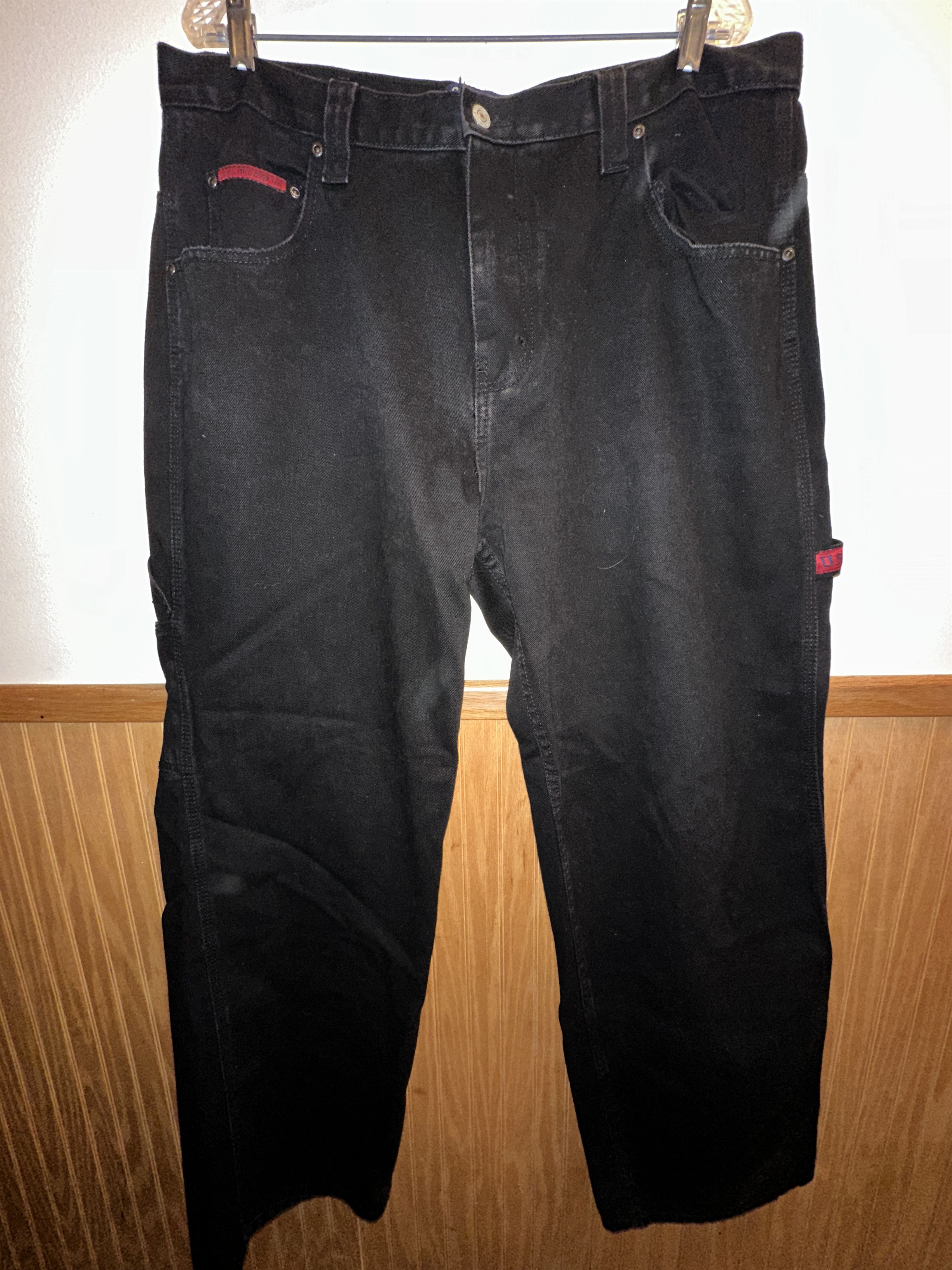 U.S. Polo Assn. Black U.S Polo jeans, red tags Size US 38 / EU 54 - 1 Thumbnail