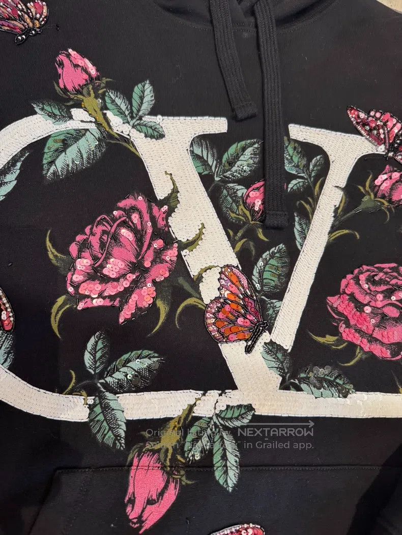 Valentino Valentino Sequin big logo butterfly floral bead embroidere Size XS / US 0-2 / IT 36-38 - 2 Thumbnail