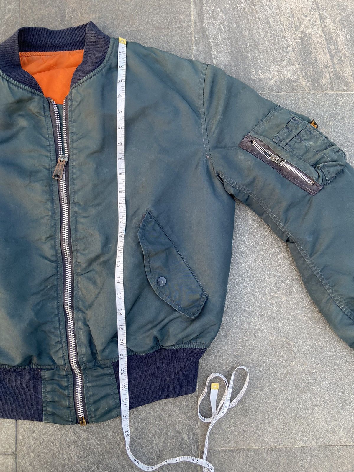 Alpha Industries Vintage Alpha Industries BOMBER flight jacket MA-1 Size US M / EU 48-50 / 2 - 12 Thumbnail