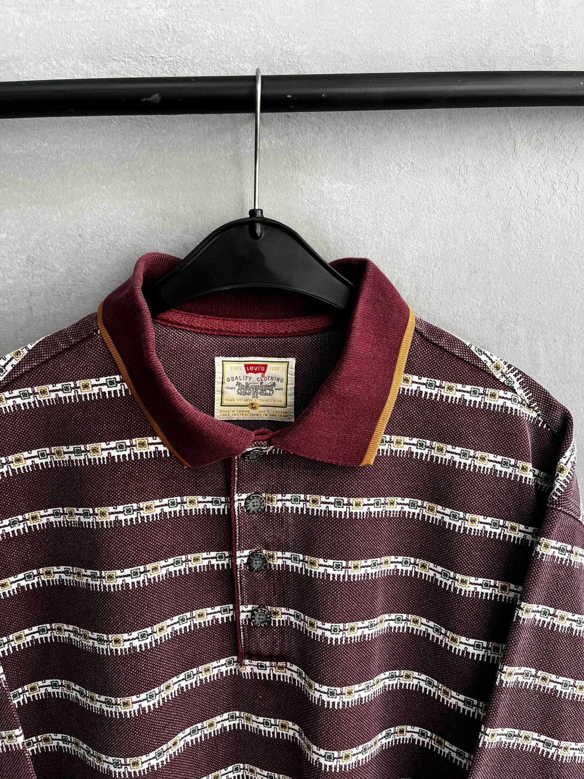 Levi's Levi’s polo shirt vintage 90s Size US L / EU 52-54 / 3 - 2 Thumbnail
