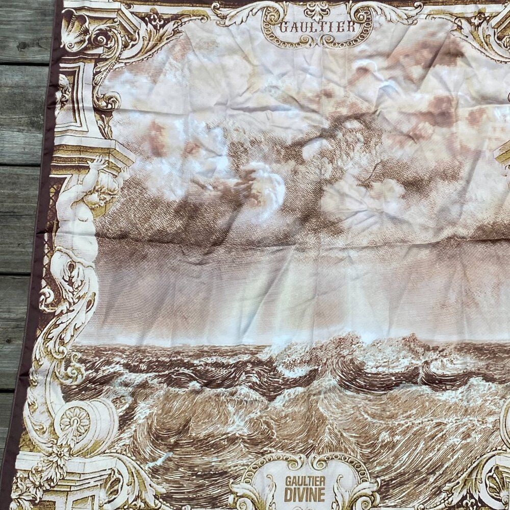 Jean Paul Gaultier Vintage Jean Paul Gaultier Foulard Divine Renaissance Scarf Size ONE SIZE - 2 Thumbnail