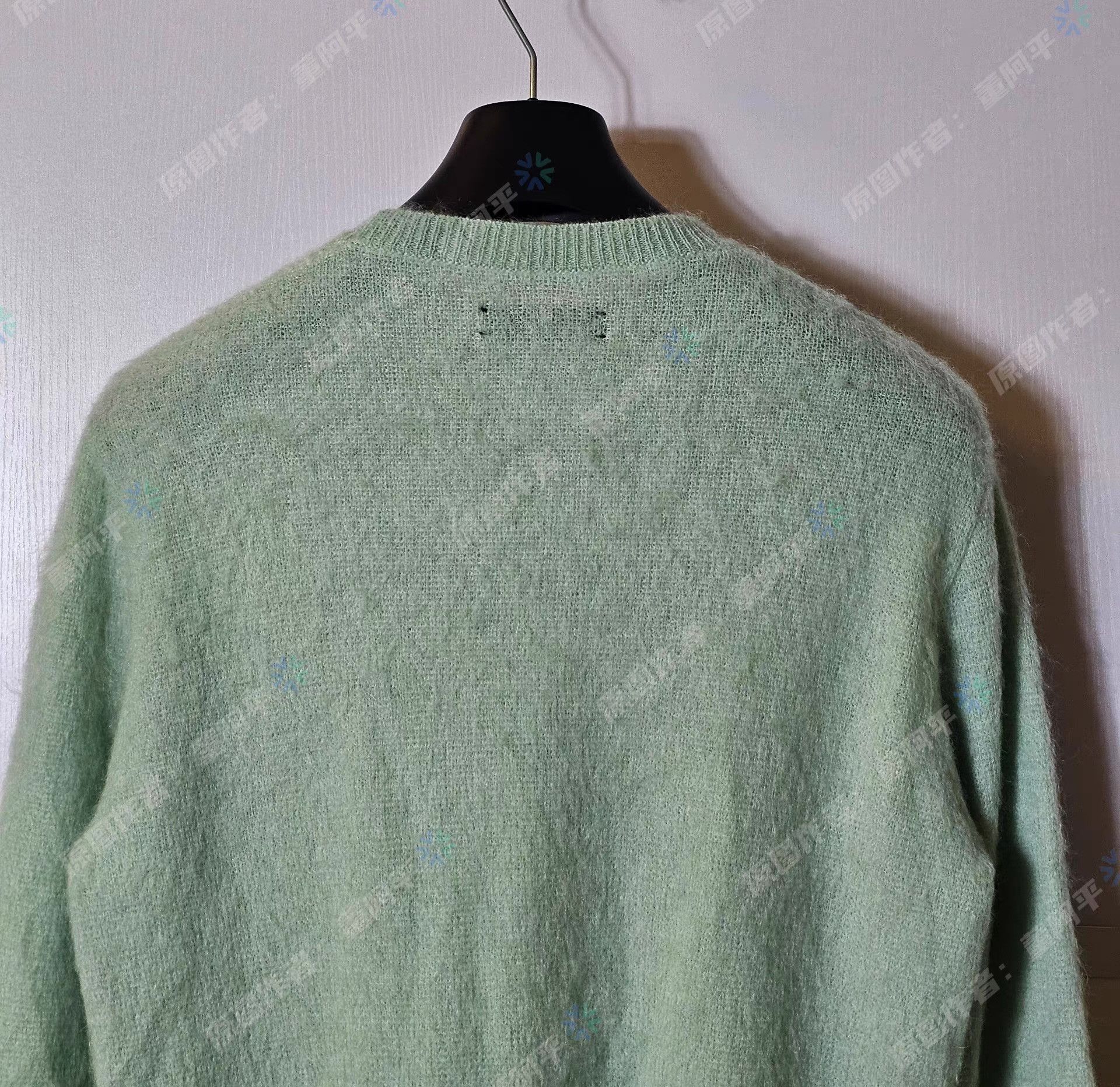 Amiri AMIRI Light Green Mohair Sweater Q4 Size US S / EU 44-46 / 1 - 6 Thumbnail