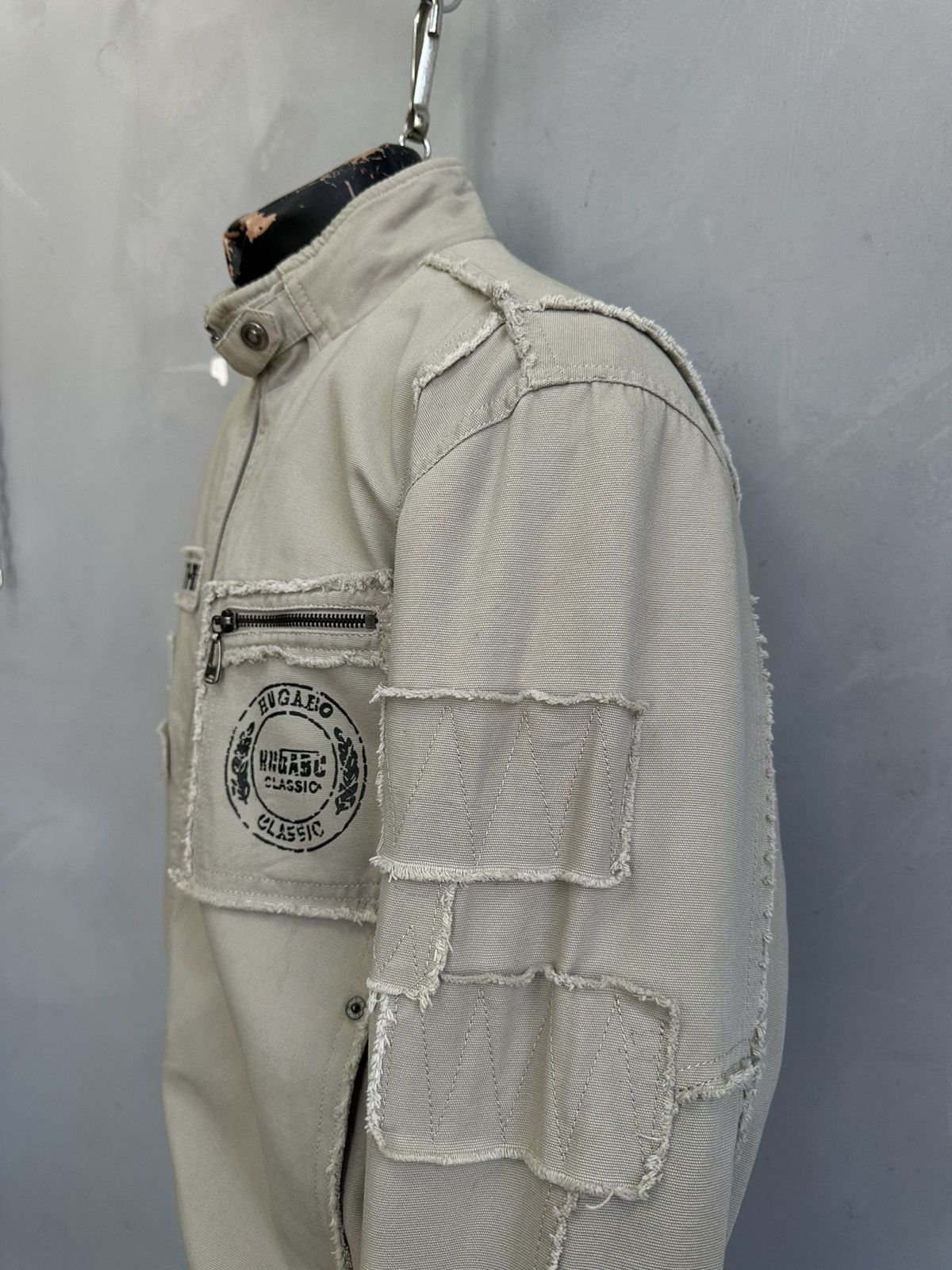 14th Addiction Vintage Diesel Cropped Diesel Denim Jacket y2k Distressed Size US M / EU 48-50 / 2 - 6 Thumbnail