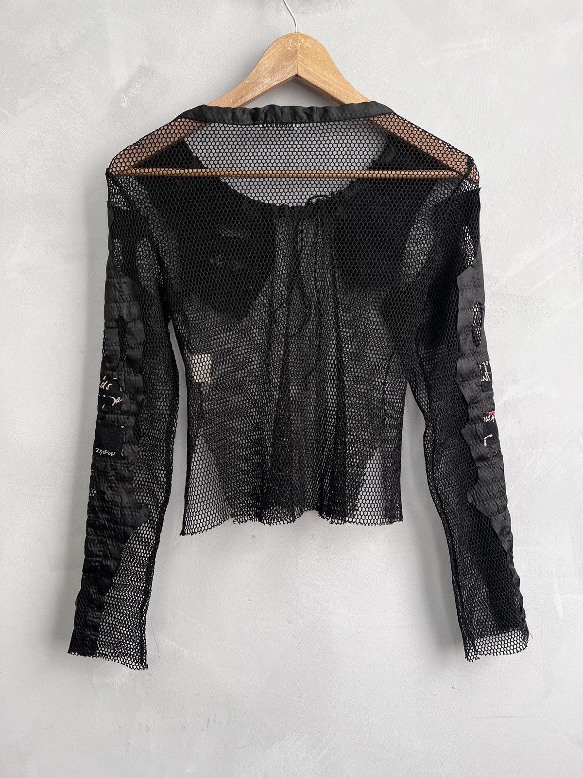Hysteric Glamour Vintage SAVE THE QUEEN mesh top t shirt avant garde style Size L / US 10 / IT 46 - 11 Thumbnail