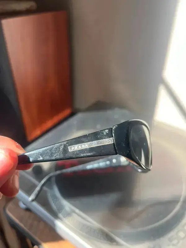 Prada × Vintage PRADA Sunglasses Sport Star Symbole Shield Wrap Mask Ski Size ONE SIZE - 1 Thumbnail